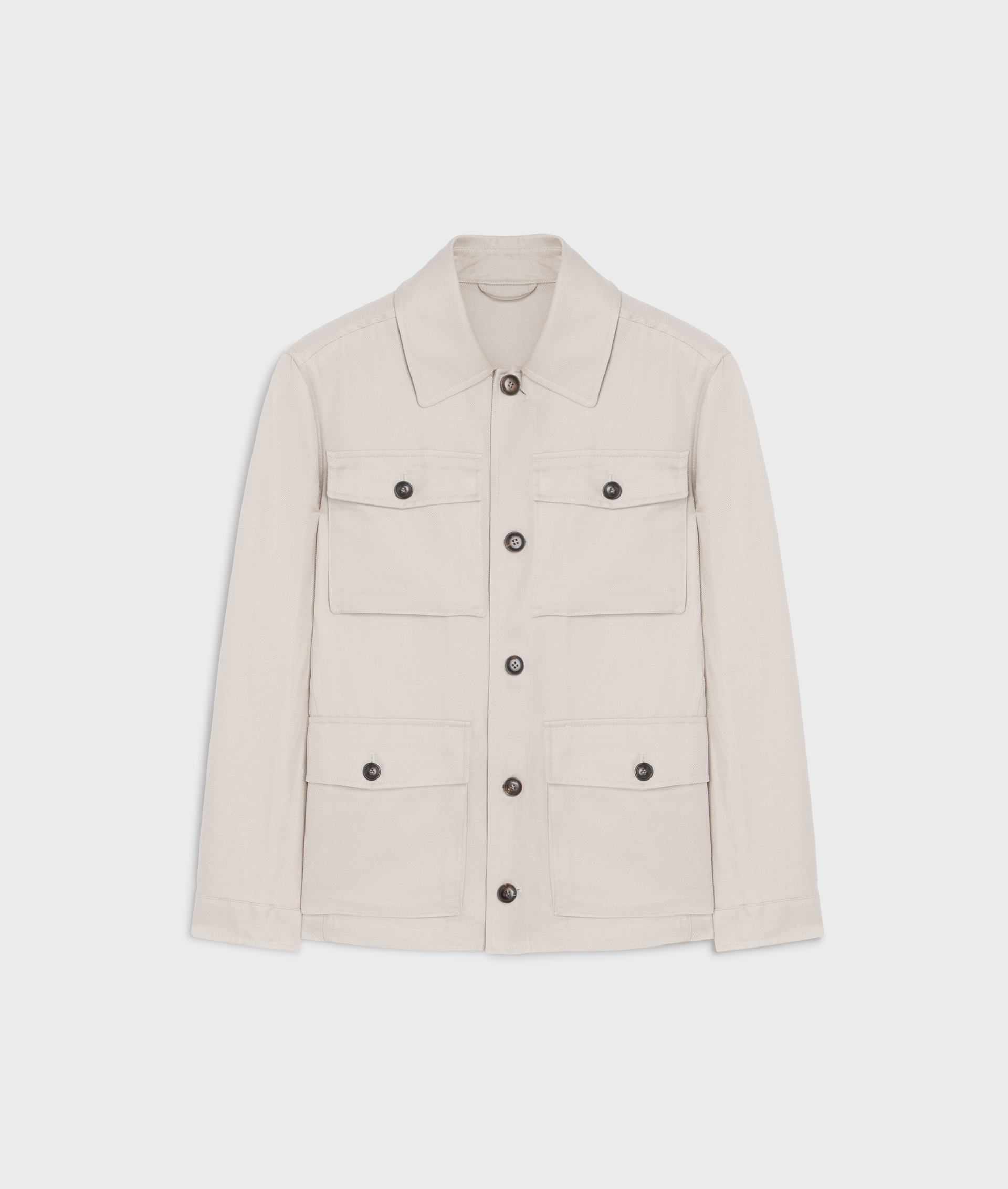 Field Jacket In Cotone E Lino Effetto Maglia Naturale - Capispalla - Pal Zileri | Official Website