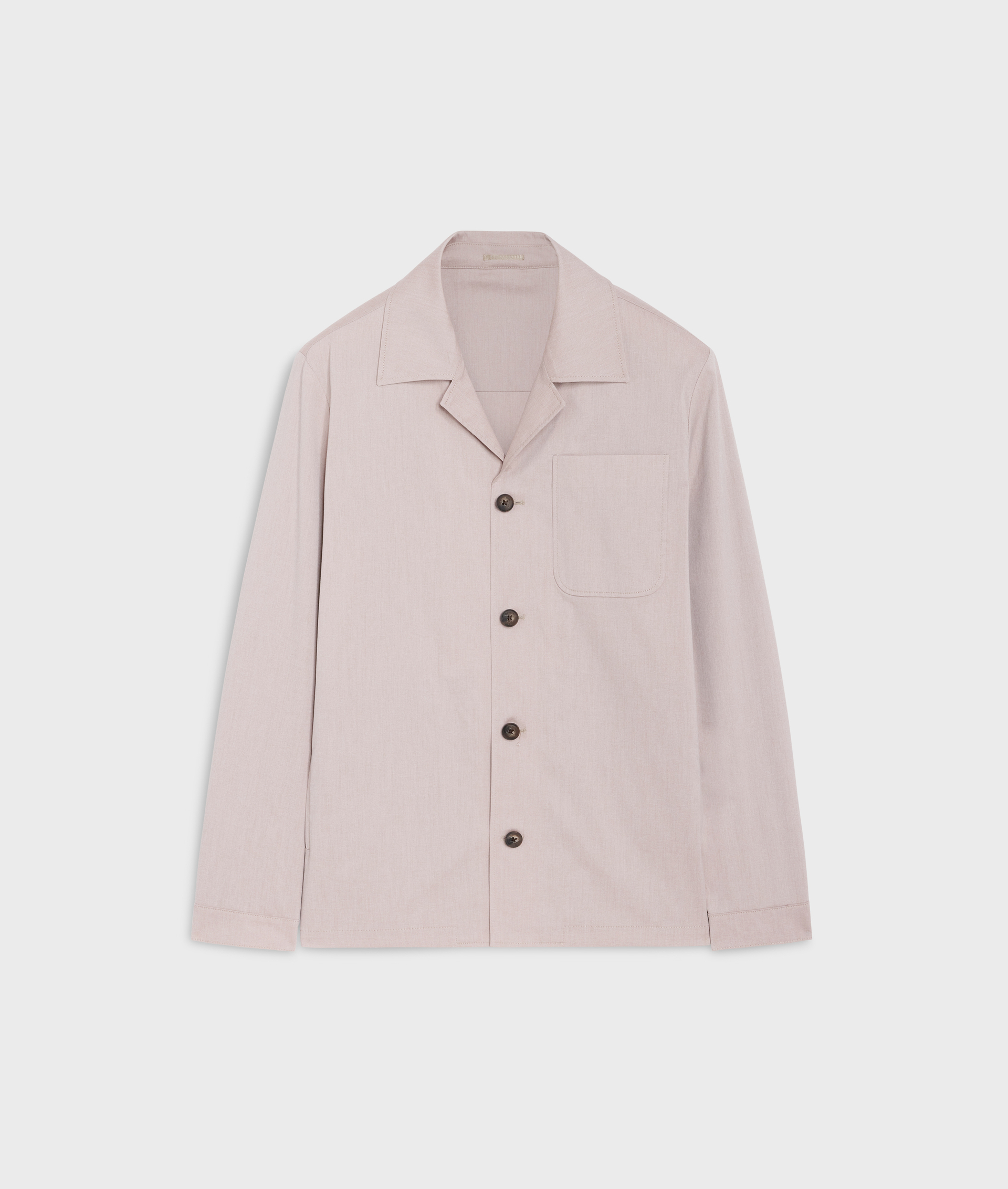 Overshirt in cotton and nylon pink - Outerwear - Pal Zileri | Official Website