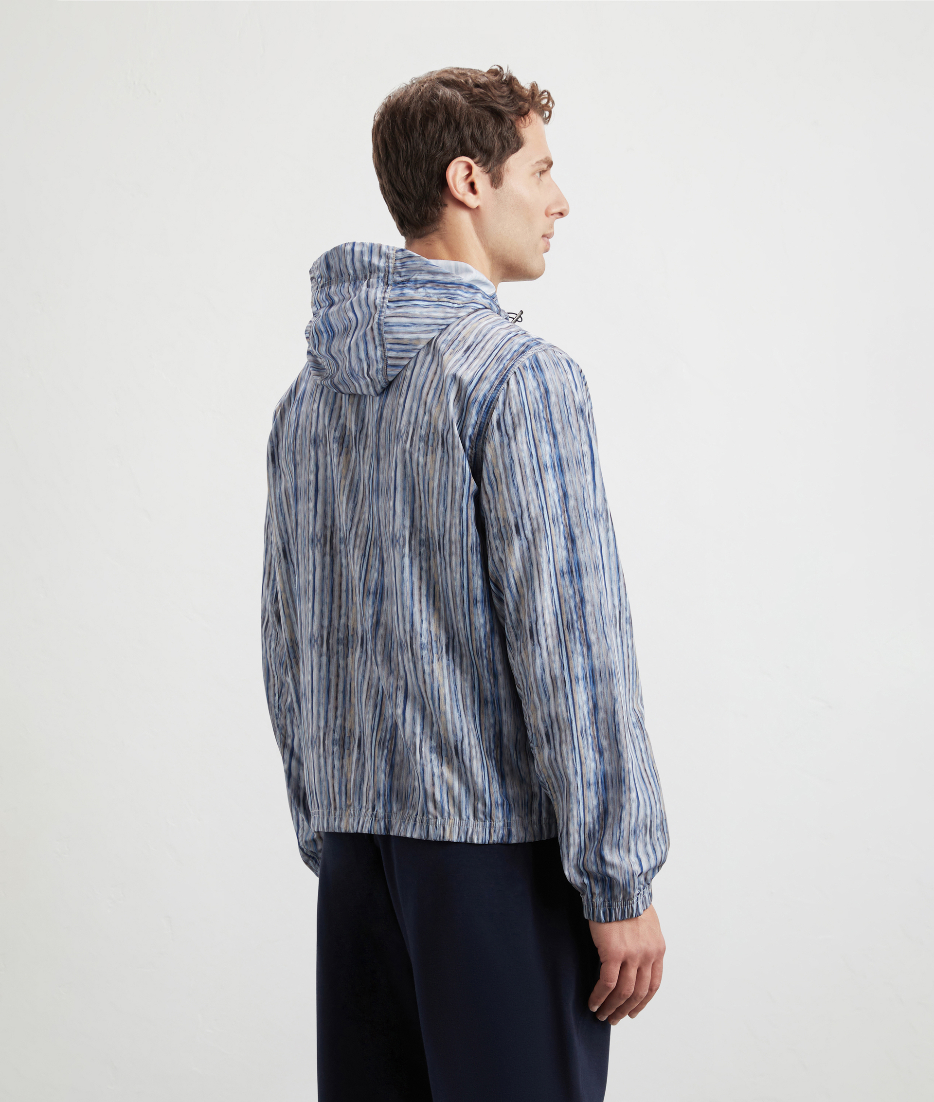 Waterproof Jacket In Technical Fabric Blue | Pal Zileri