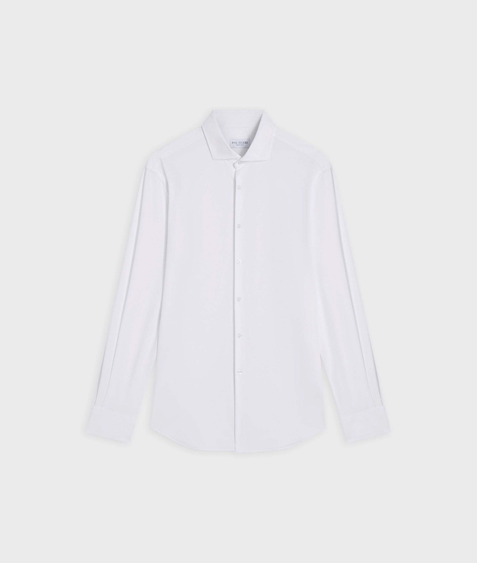 Active Shirt In Technical Stretch Fabric White | Pal Zileri