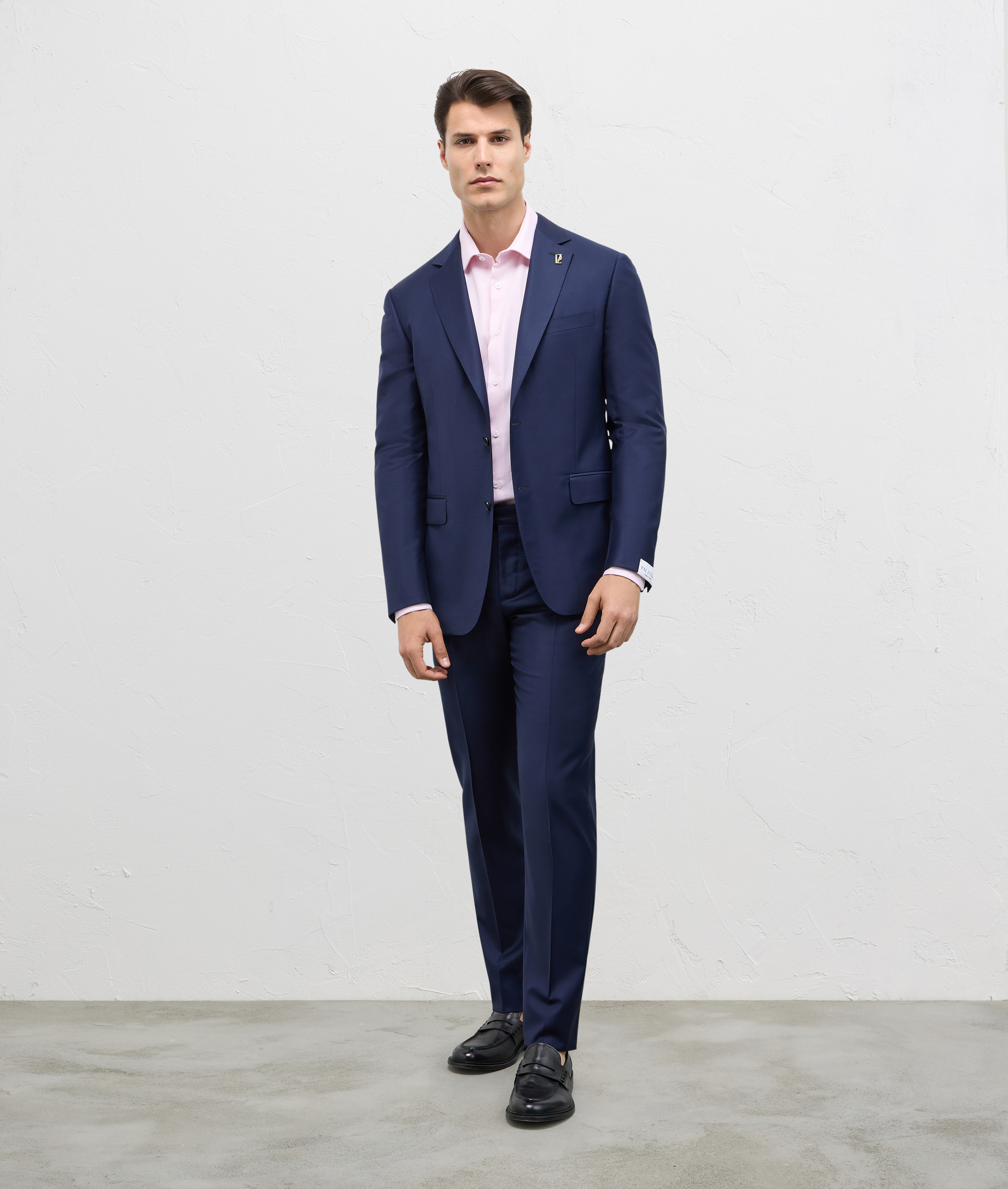 Shirt in pure cotton with Milano collar and side gusset pink | Pal Zileri