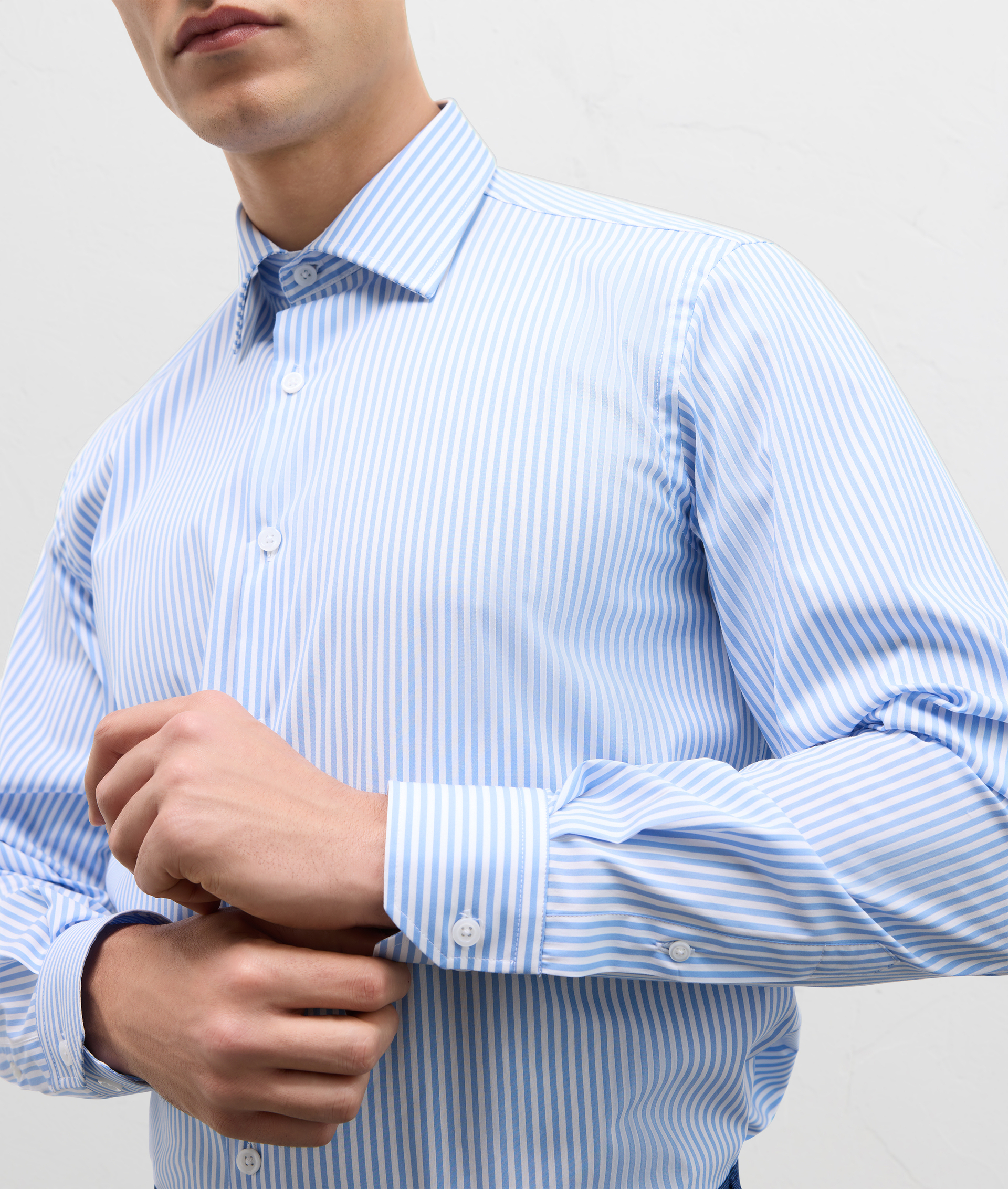 Shirt with Milano collar light blue | Pal Zileri
