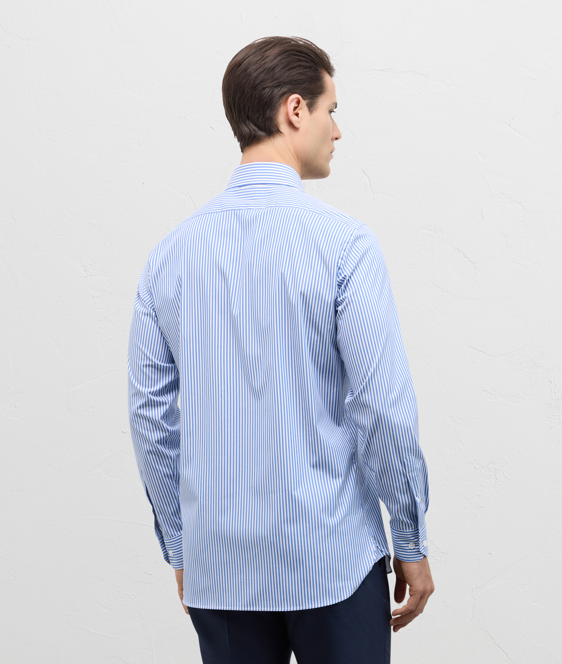 Shirt with Milano collar blue | Pal Zileri