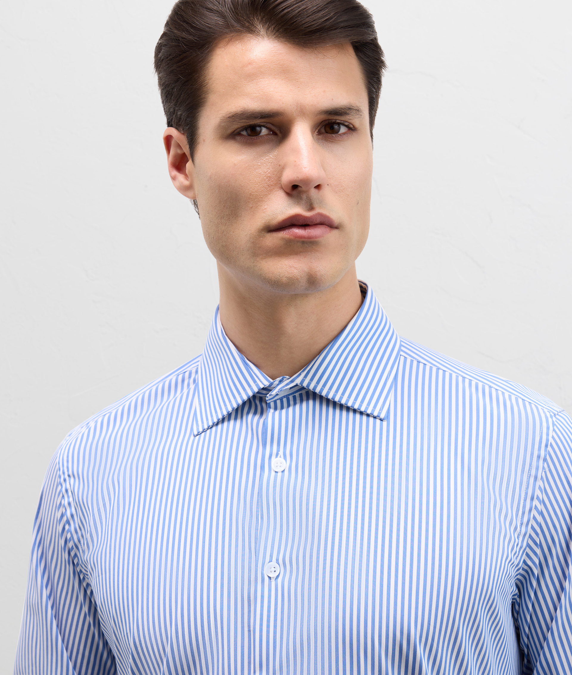 Shirt with Milano collar blue | Pal Zileri