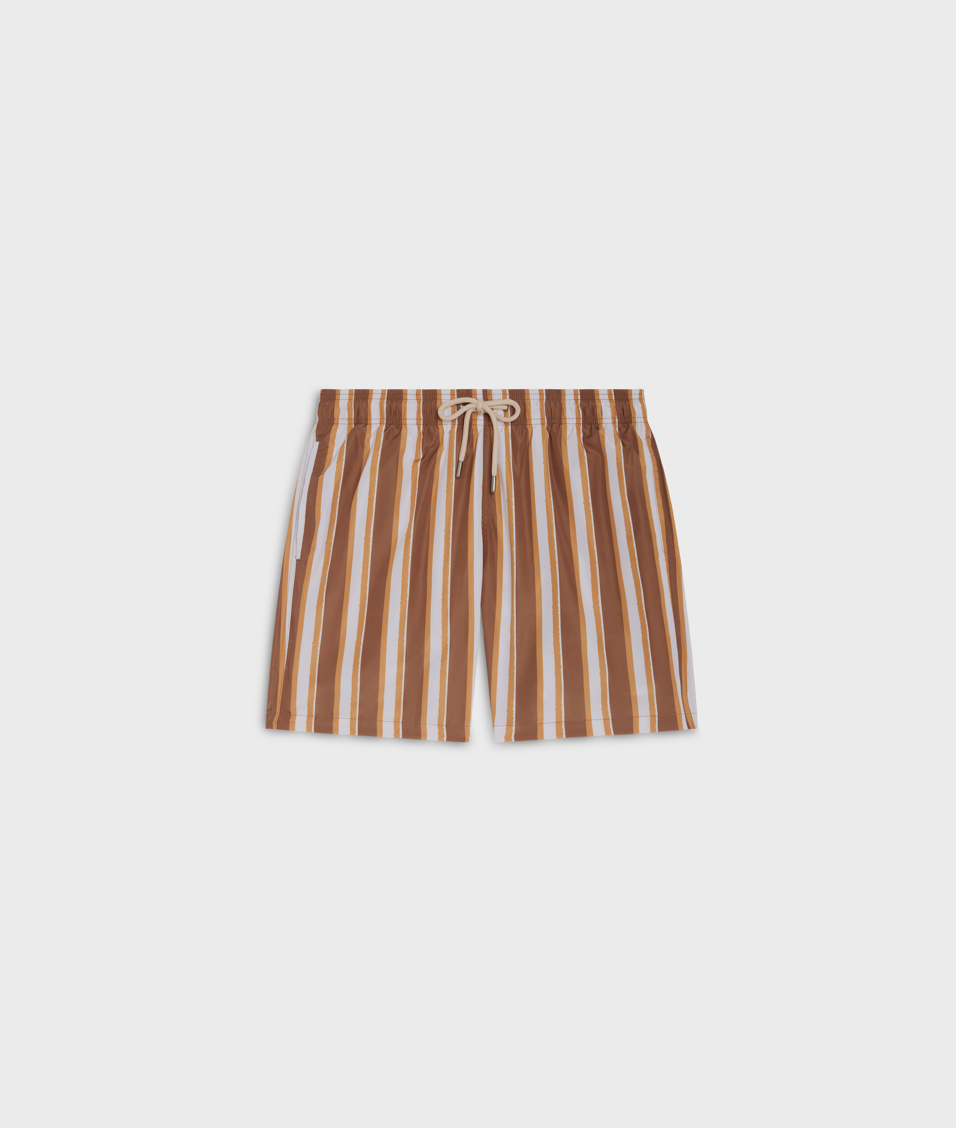 Swim Shorts In Nylon Mustard - Trousers - Pal Zileri | Official Website