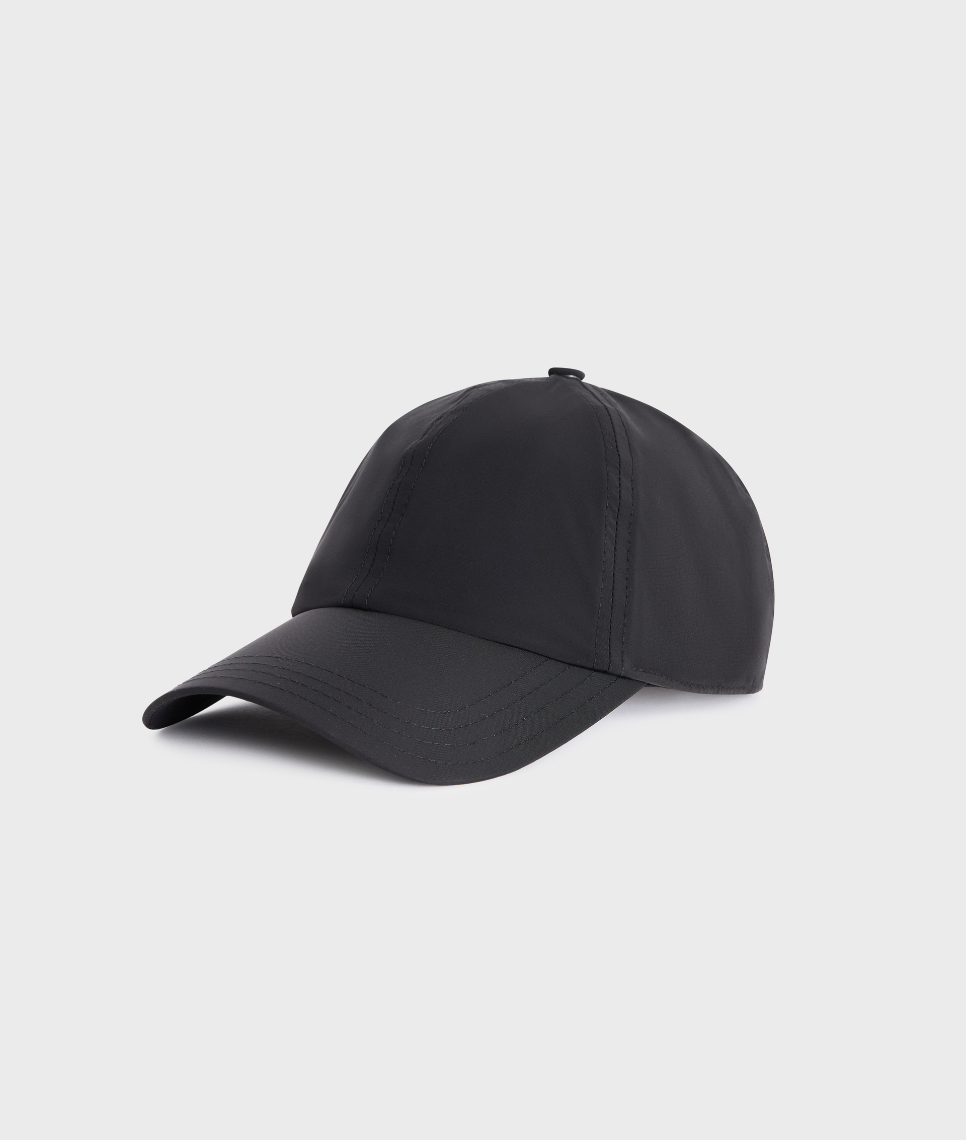 Baseball cap with side embroidered logo black | Pal Zileri