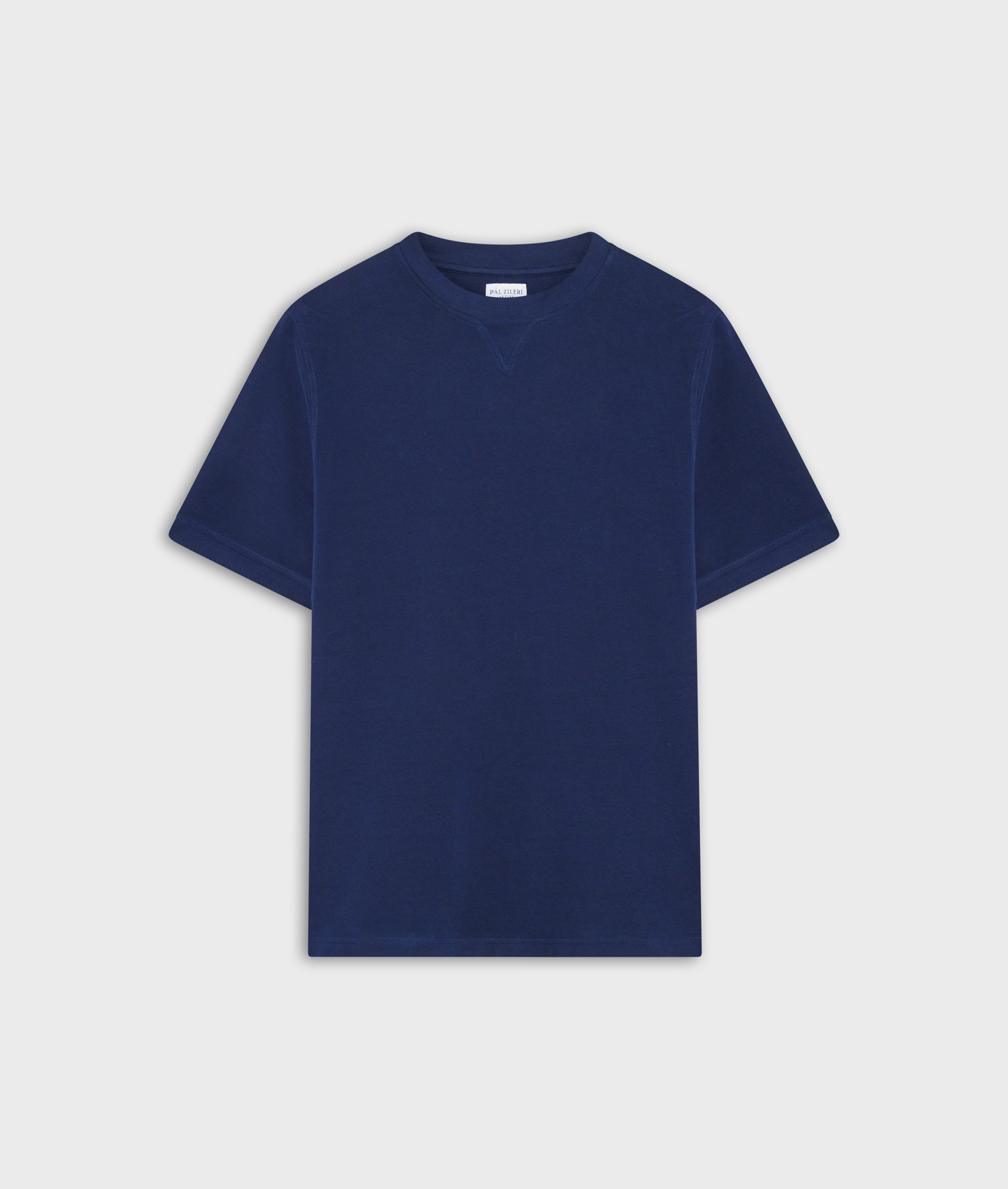 Tshirt Active In Puro Cotone Blu Navy | Pal Zileri