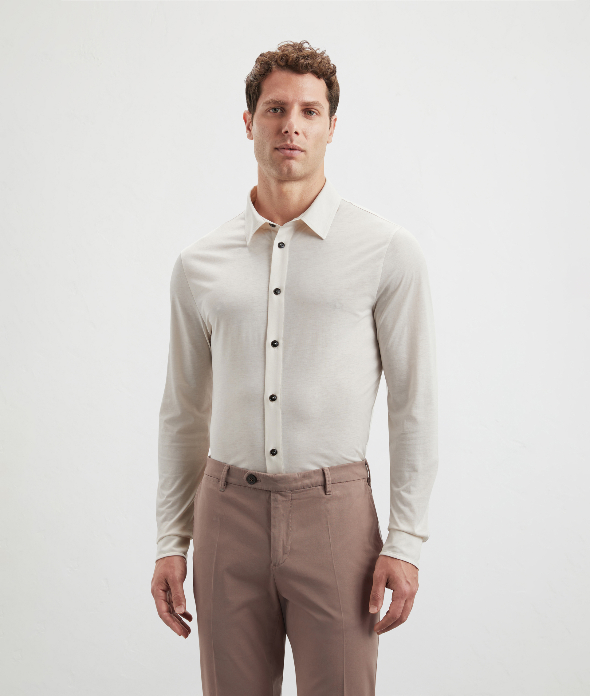 Shirt In Cotton And Lyocell White | Pal Zileri