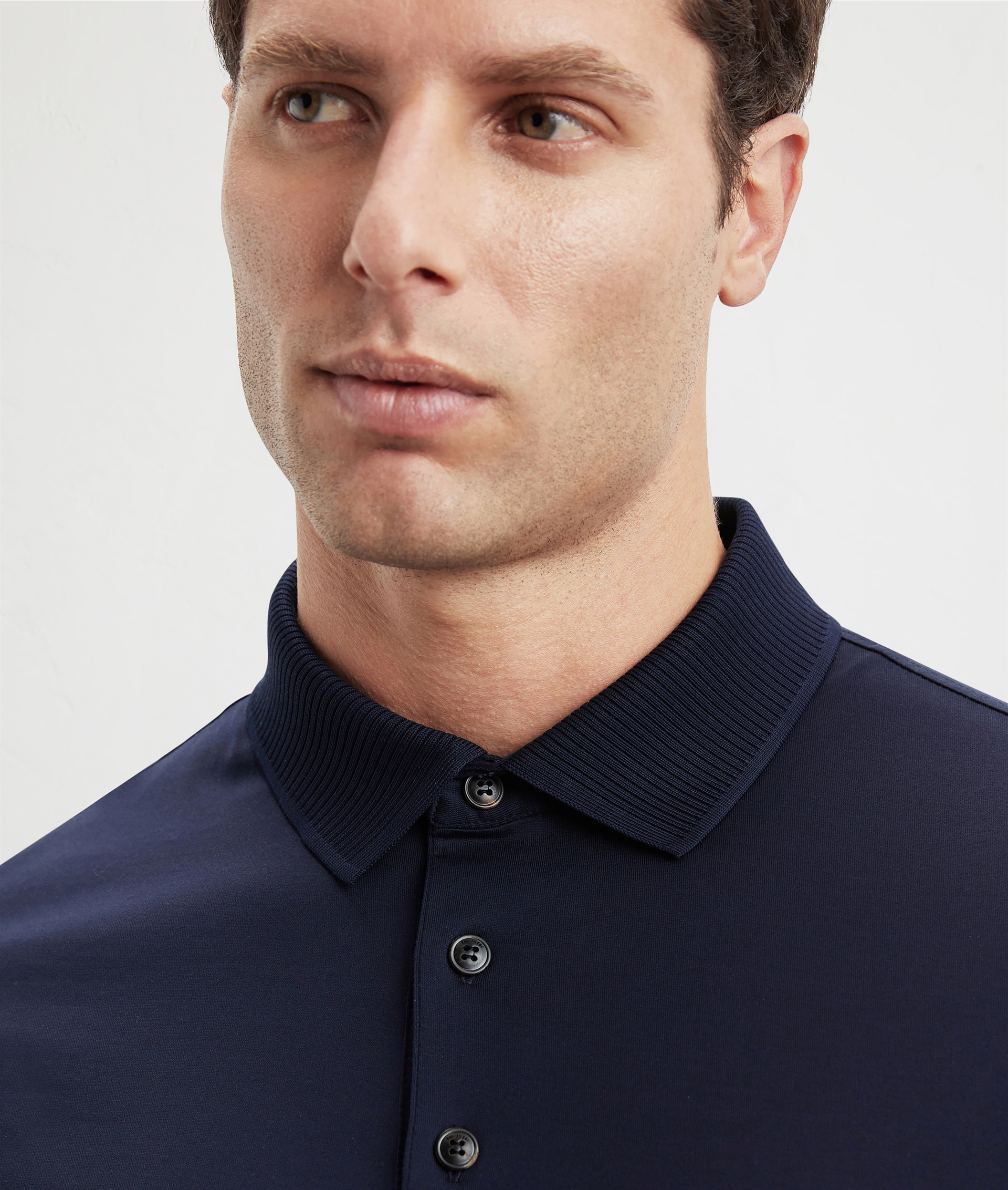 Tshirt In Mercerized Cotton Blue Navy | Pal Zileri