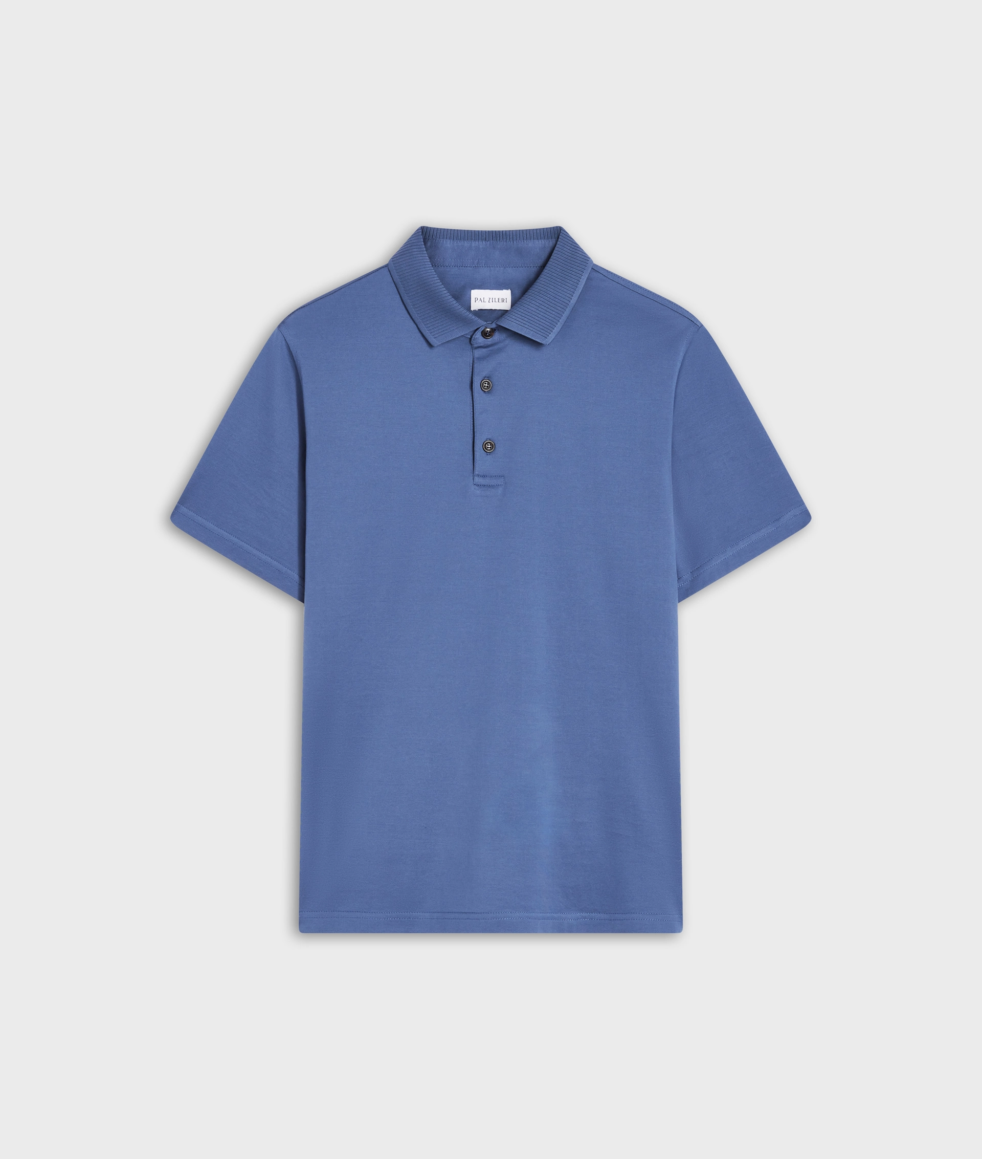 Tshirt In Mercerized Cotton Light Blue | Pal Zileri