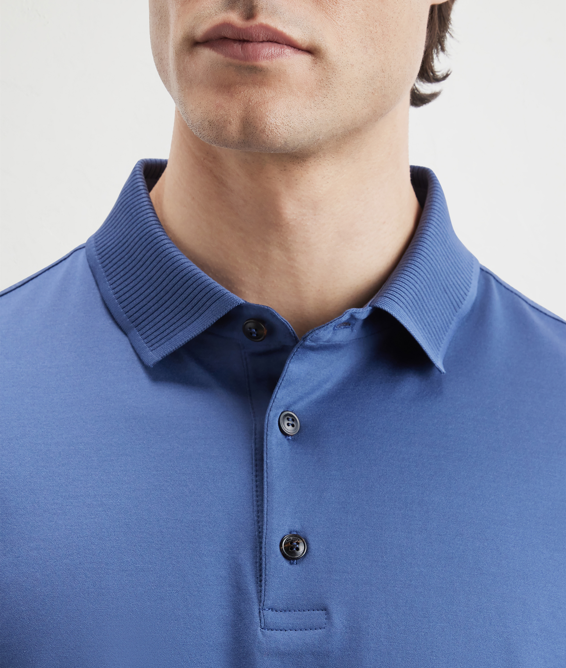 Tshirt In Mercerized Cotton Light Blue | Pal Zileri