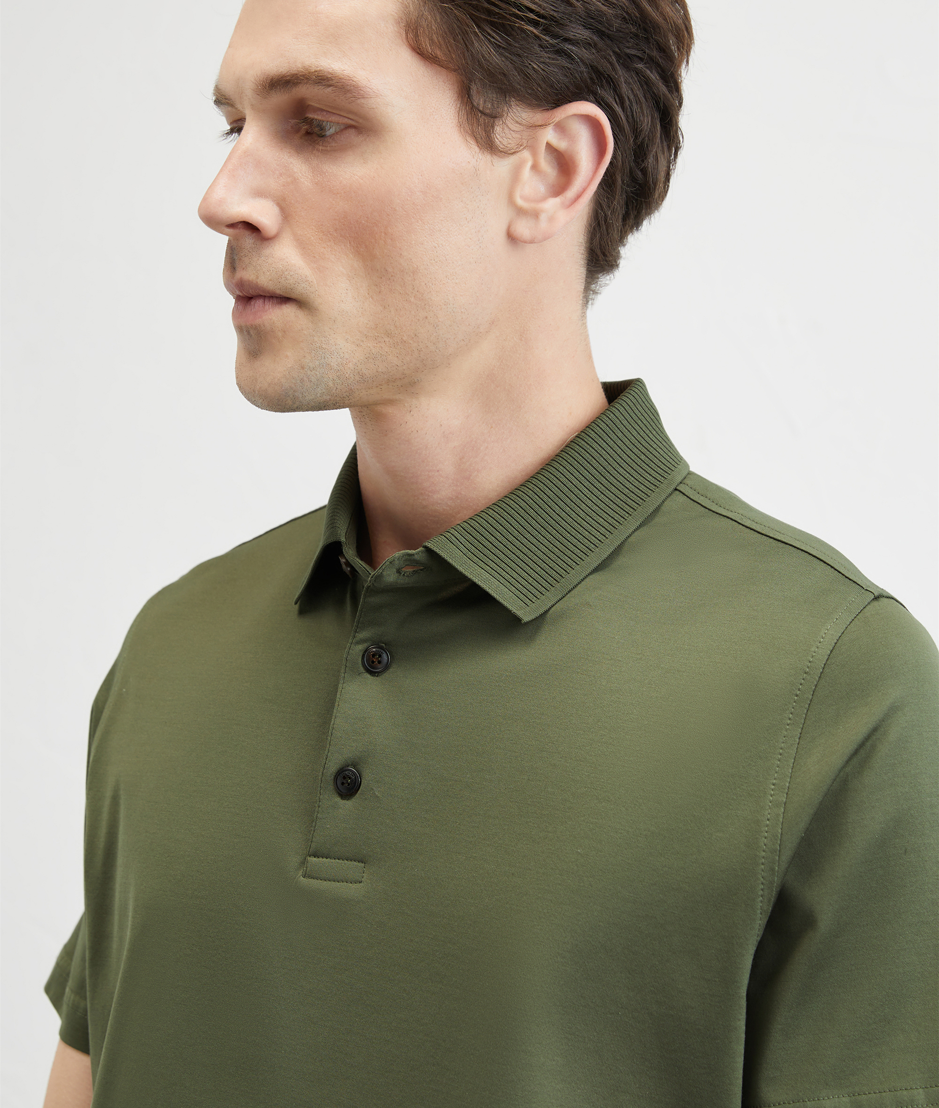 Tshirt In Mercerized Cotton Light Green | Pal Zileri
