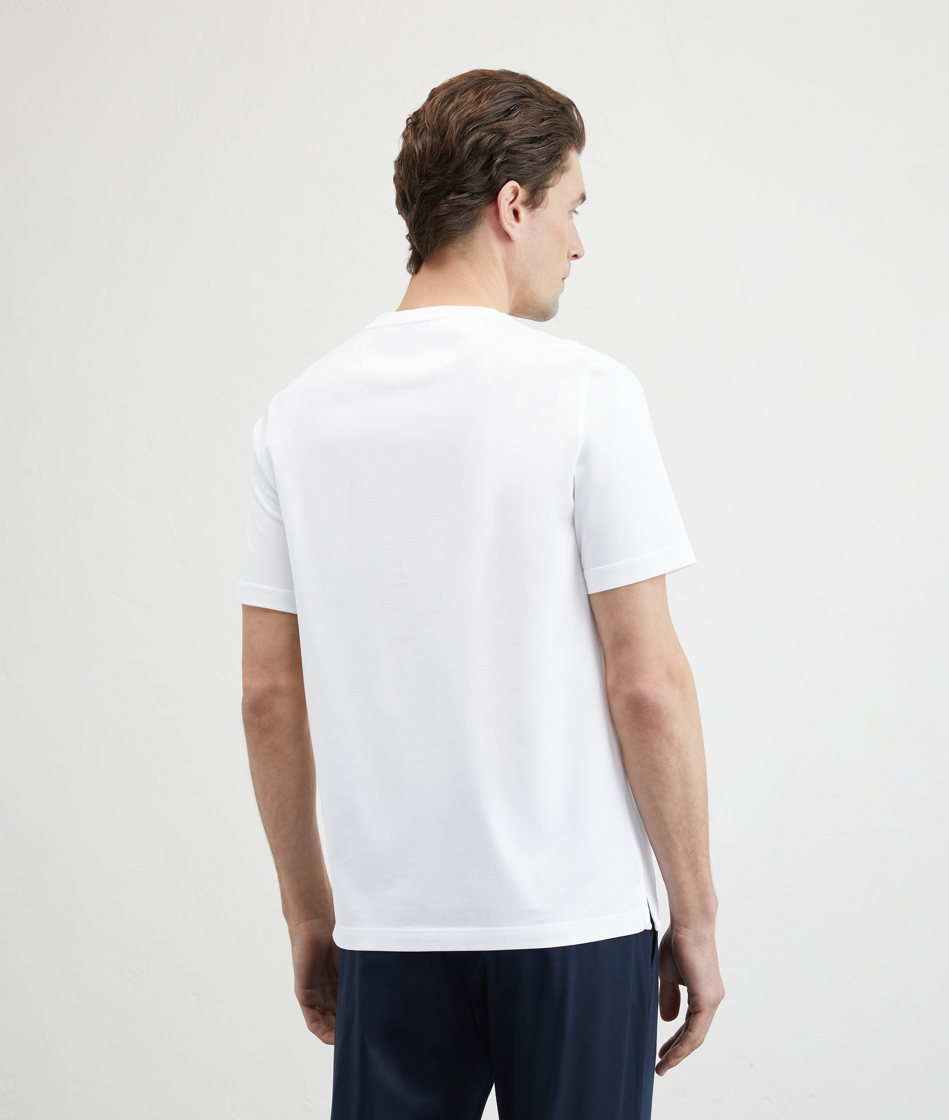 Printed Cotton Tshirt White | Pal Zileri
