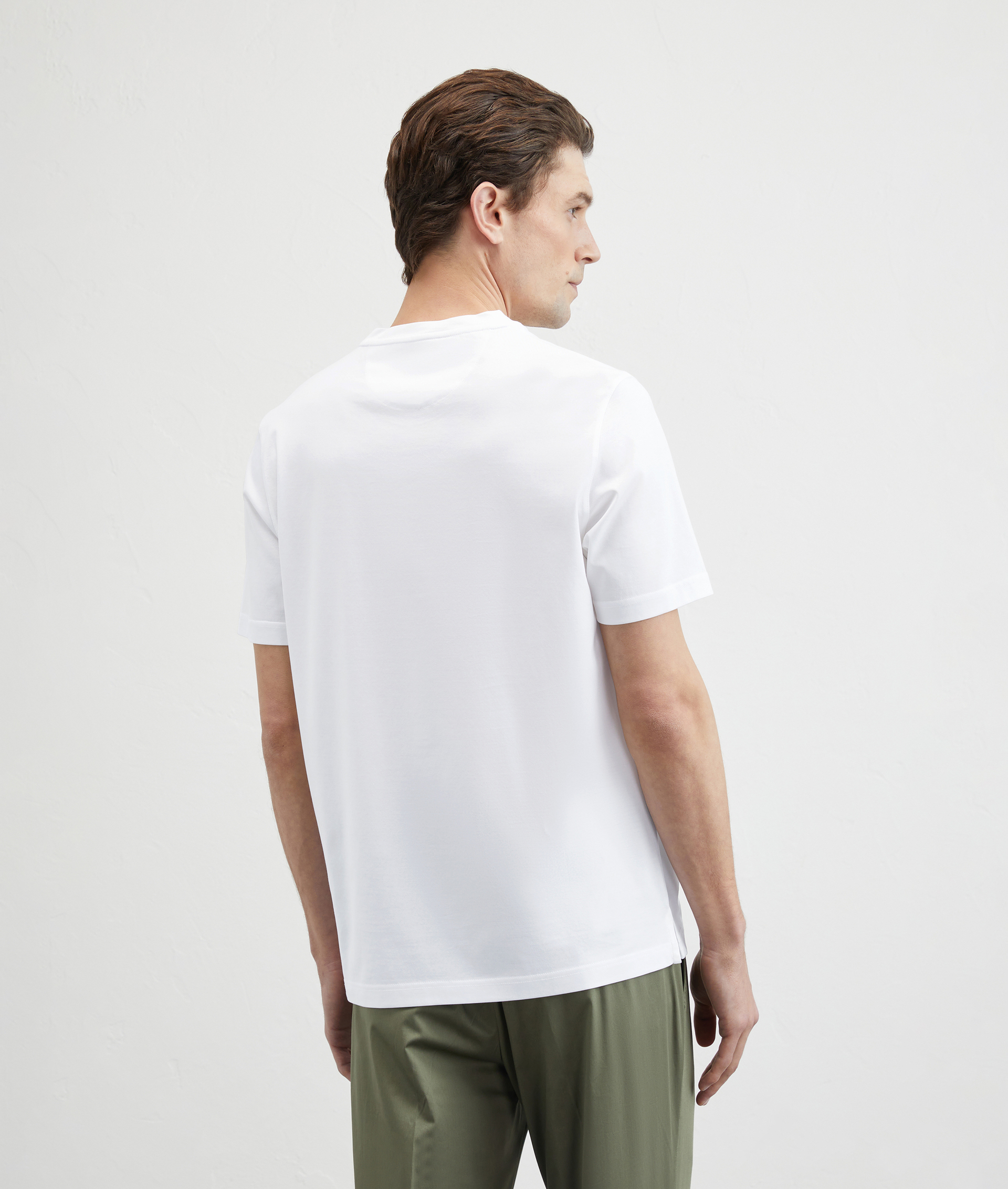 Printed Cotton Tshirt White | Pal Zileri