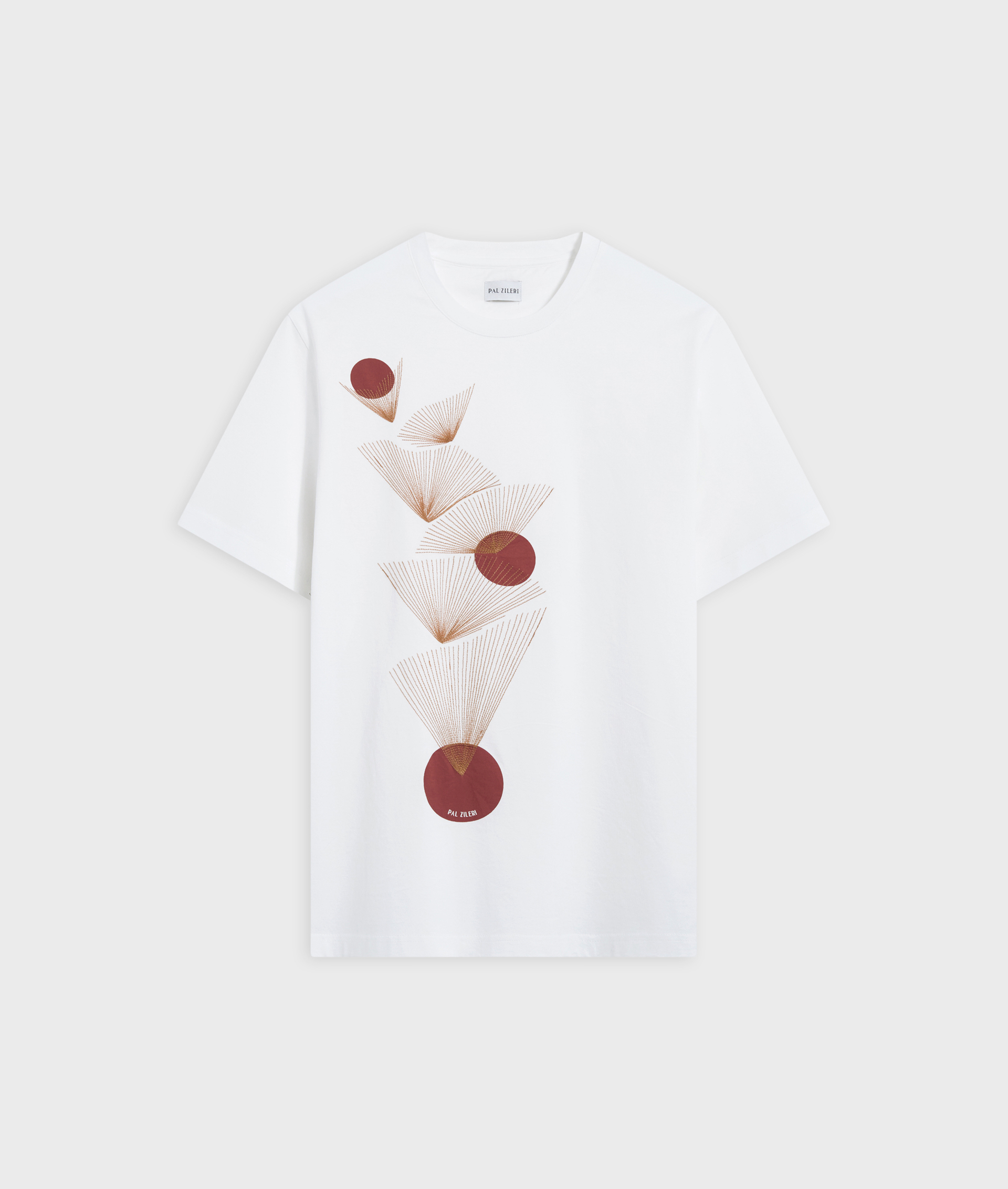 Printed Cotton Tshirt White | Pal Zileri