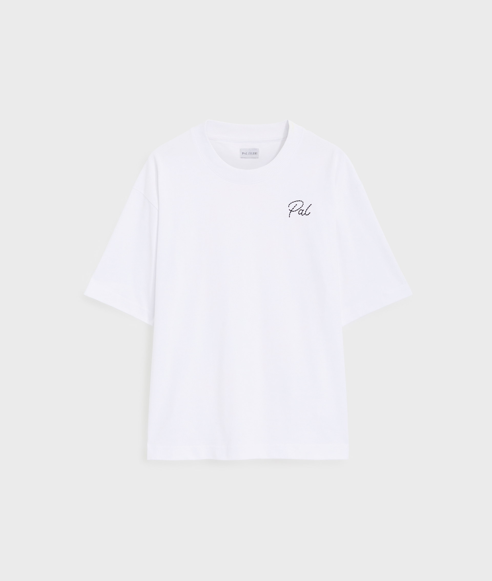 Polo In Cotton And Nylon Jersey White | Pal Zileri