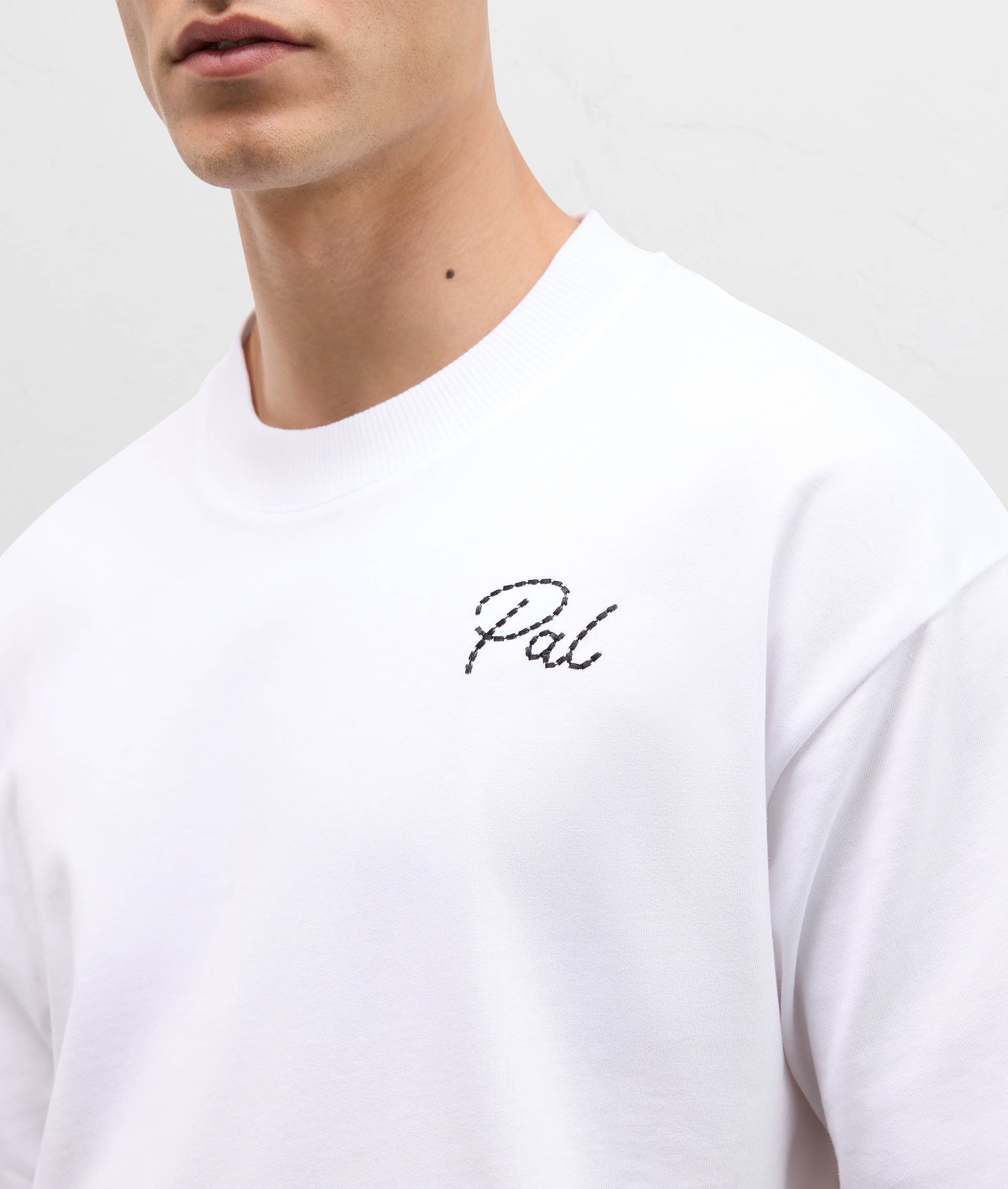 Polo In Cotton And Nylon Jersey White | Pal Zileri