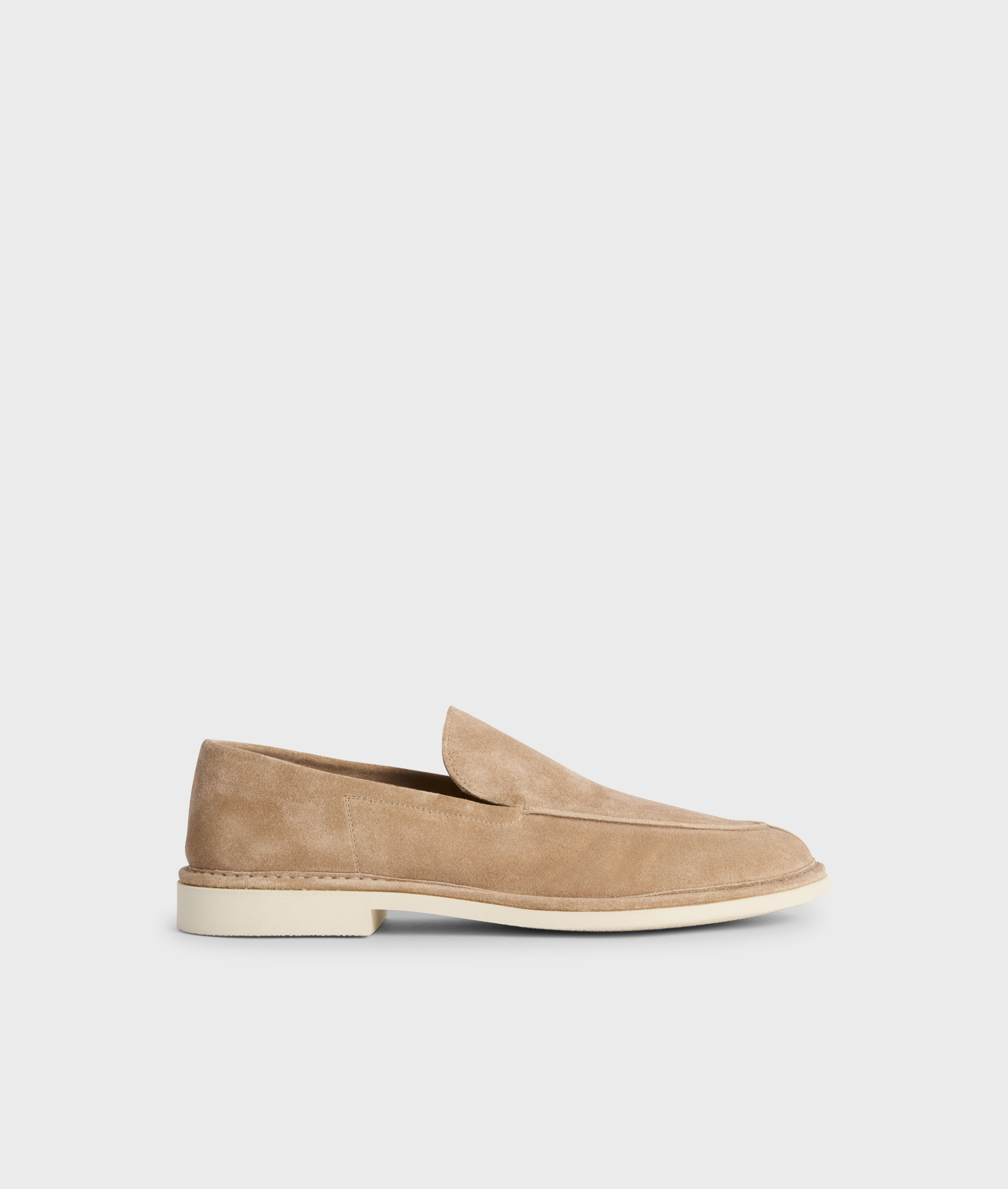 Loafers In Suede With Rubber Sole Brown | Pal Zileri