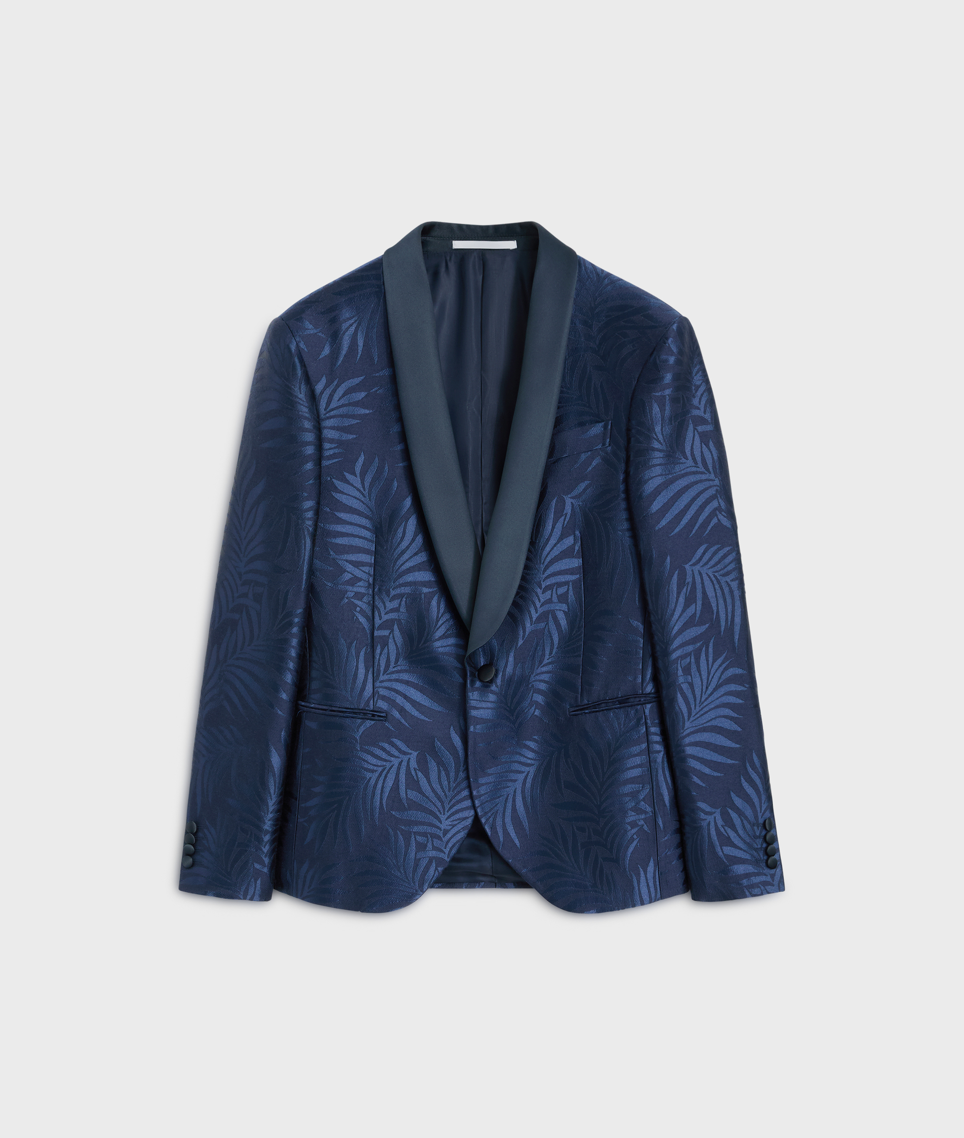 Cerimonia Jacket In Wool With Satin Lapel Navy Blue | Pal Zileri