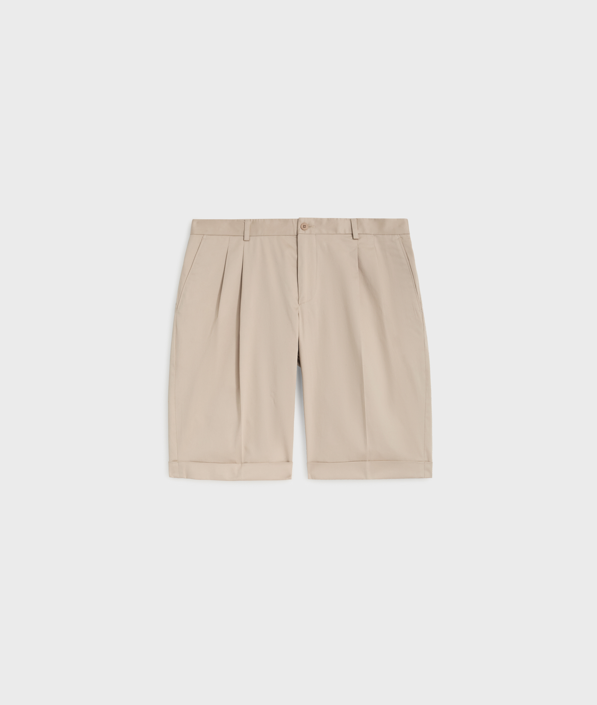 Bermuda In Stretch Cotton Light Brown | Pal Zileri