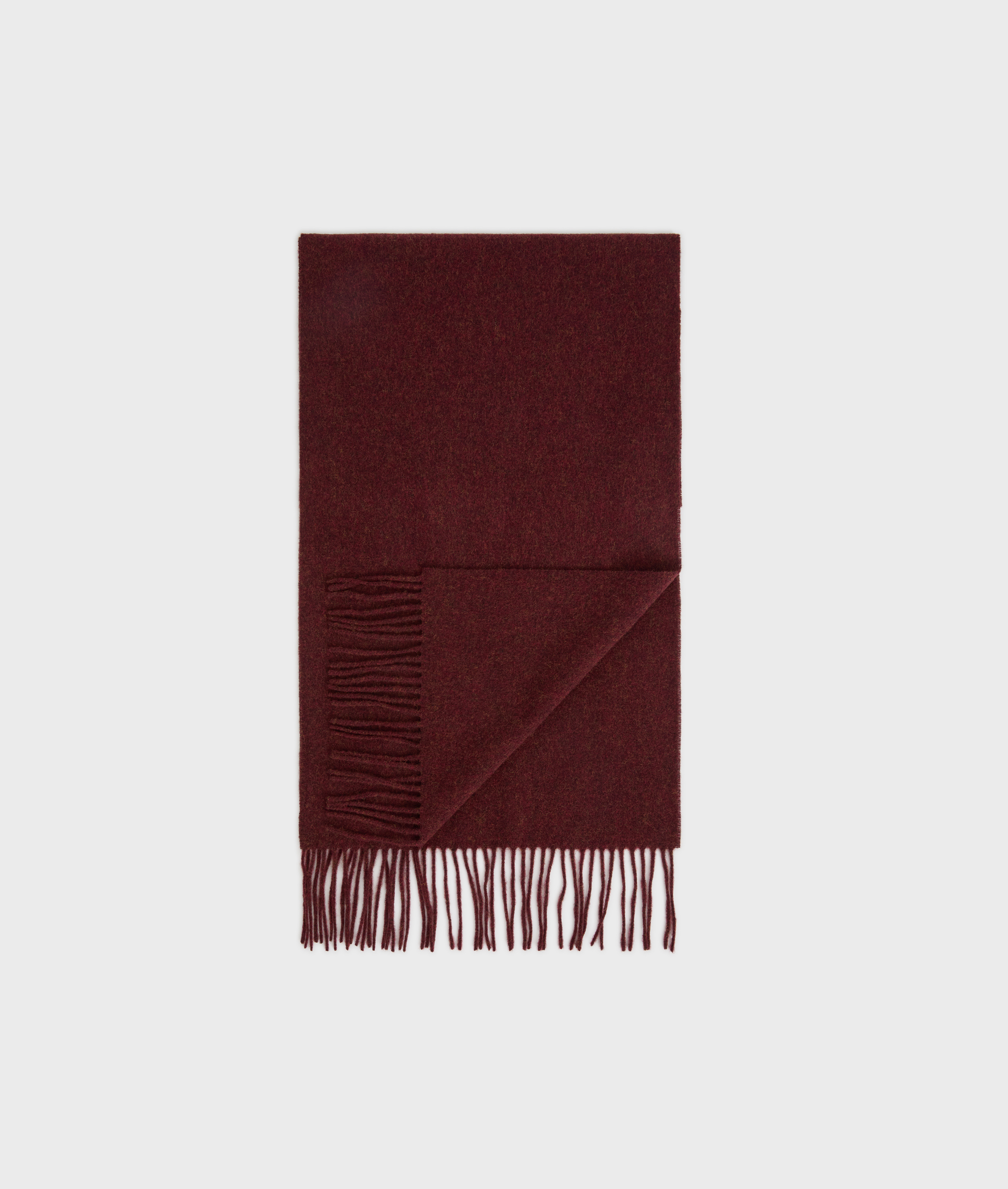 burgundy scarf in pure wool - Textiles - Pal Zileri | Official Website