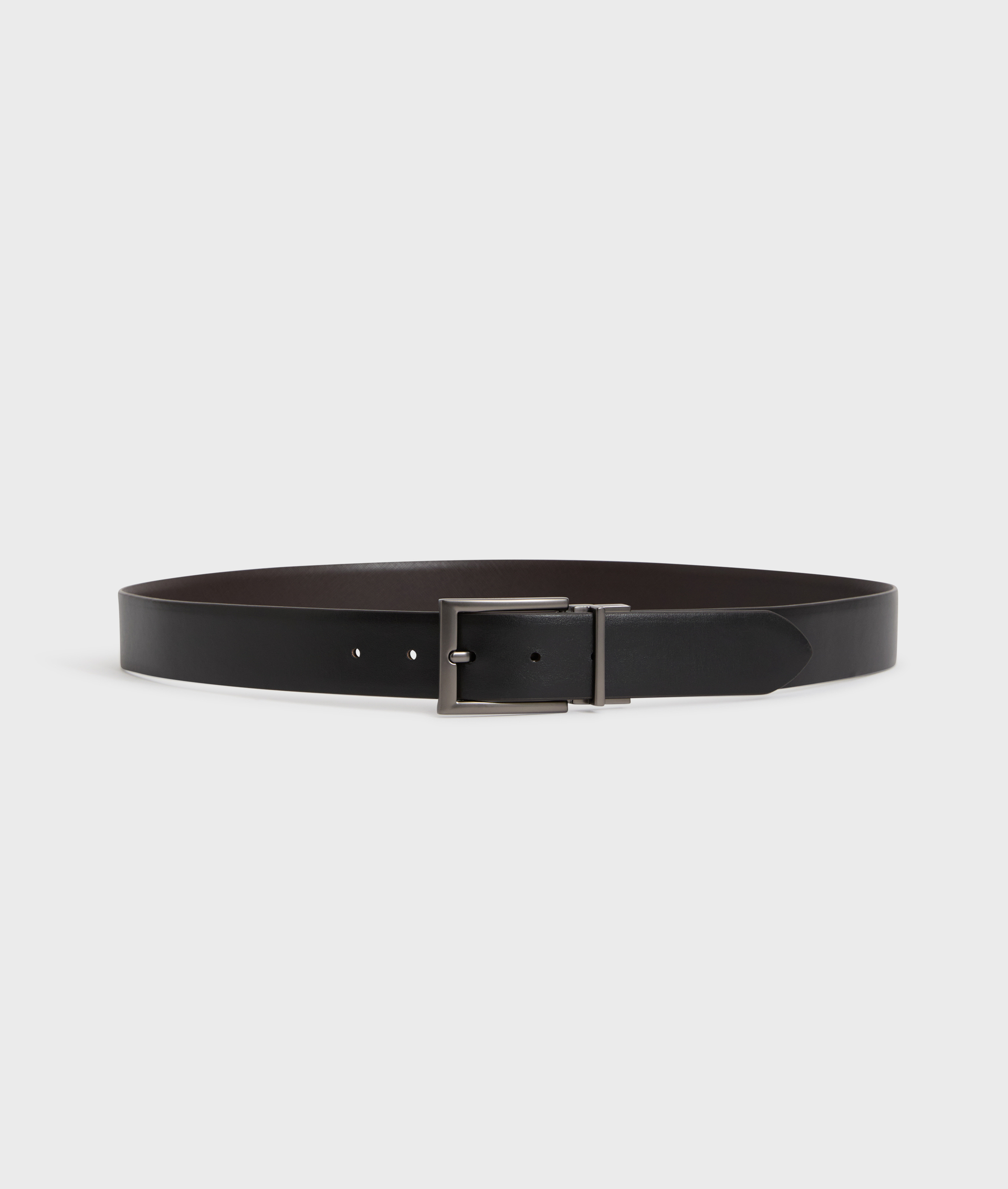 reversible belt in pure navy blue calfskin leather - Pal Zileri | Official Website