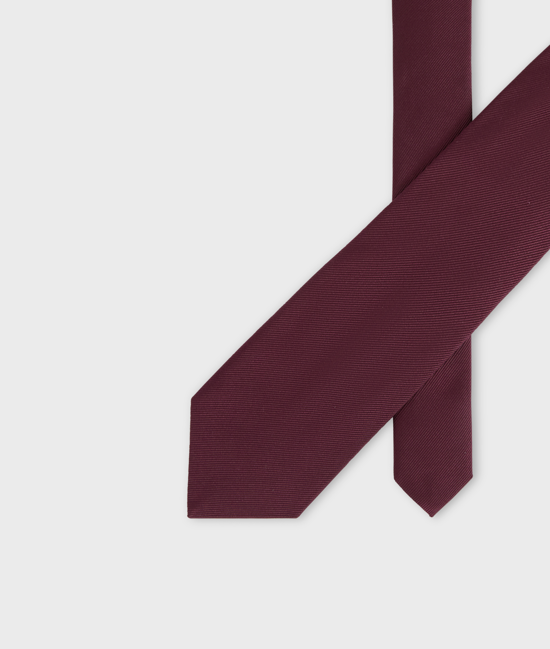 silk tie with burgundy ottoman jacquard pattern - Textiles - Pal Zileri | Official Website