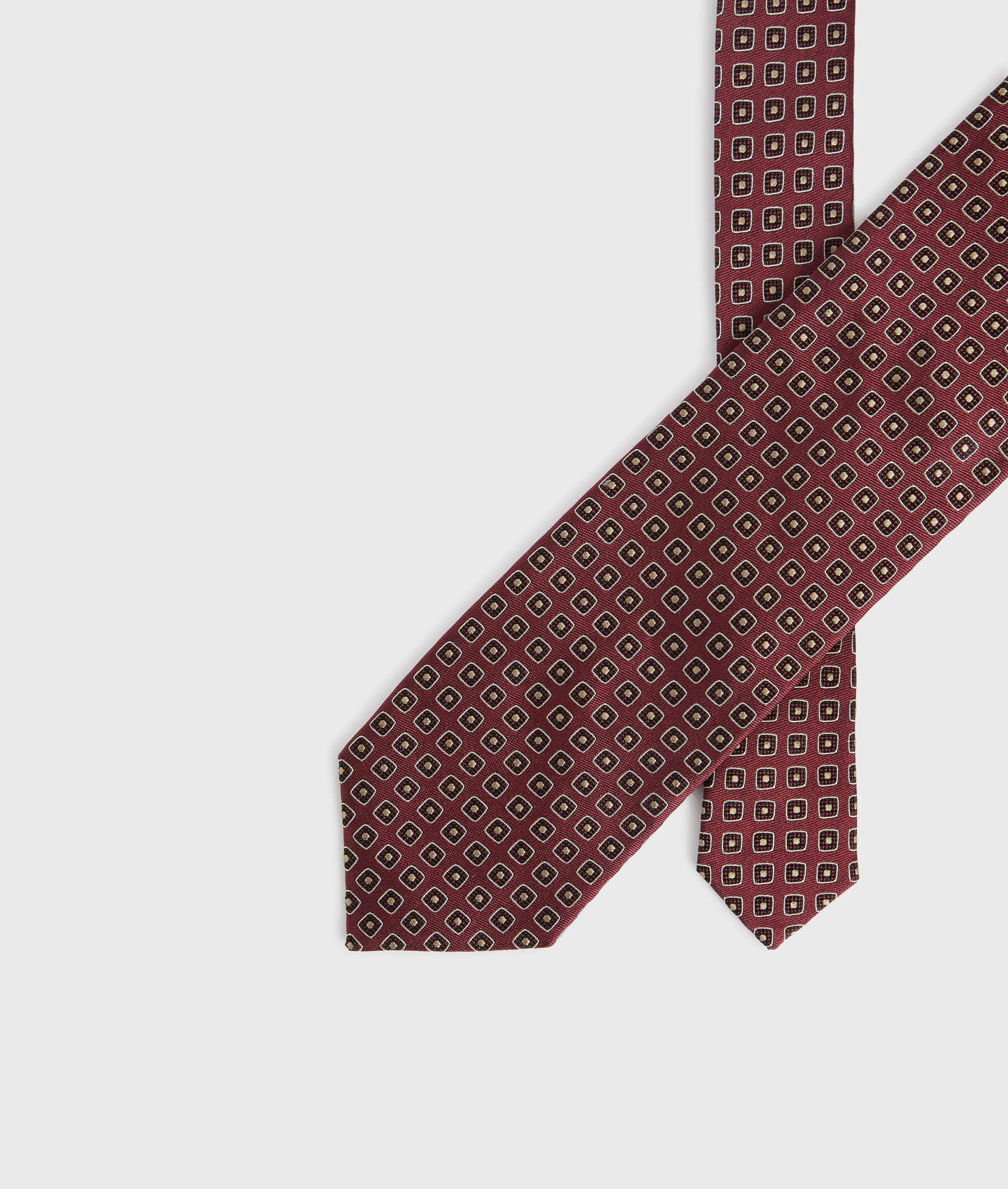cravatta in seta jacquard bordeaux - Accessori Tessili - Pal Zileri | Official Website