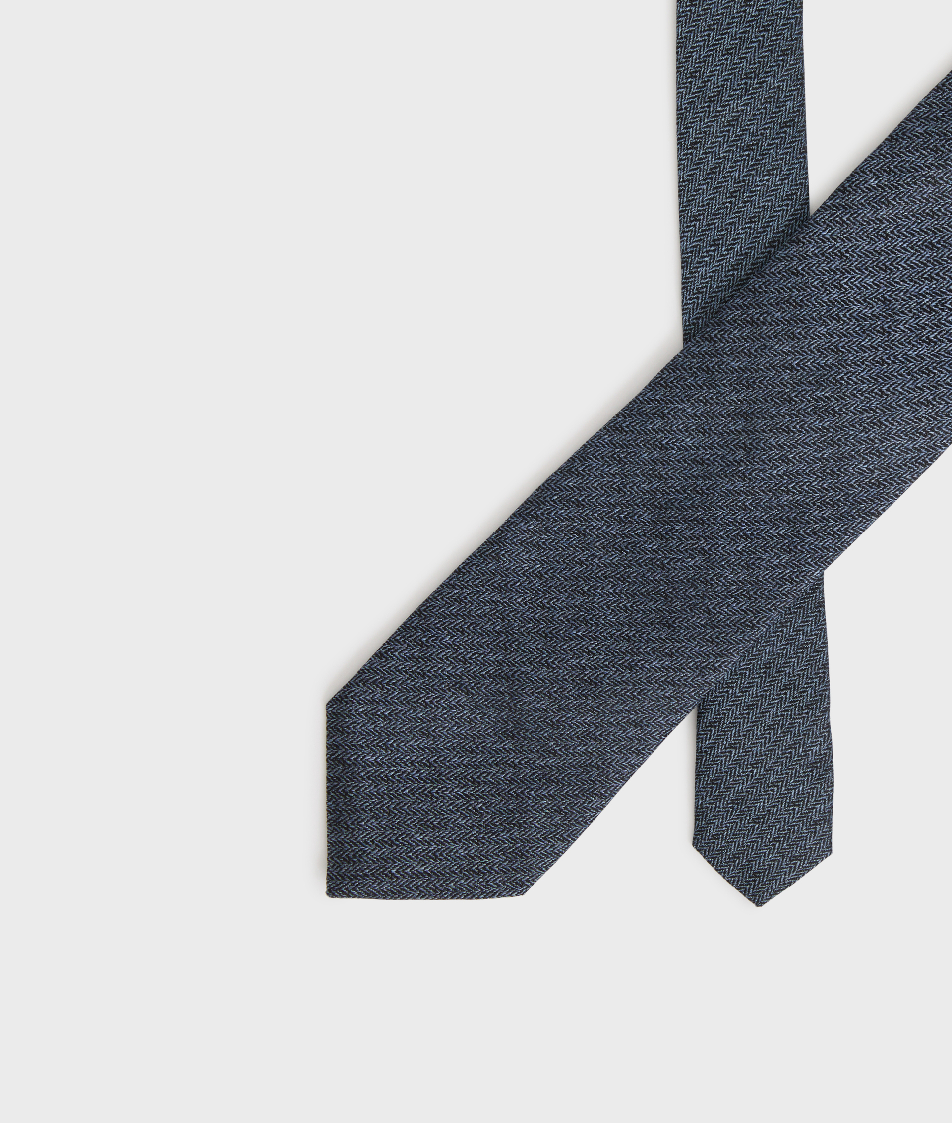 navy blue jacquard silk tie eight cm - Textiles - Pal Zileri | Official Website