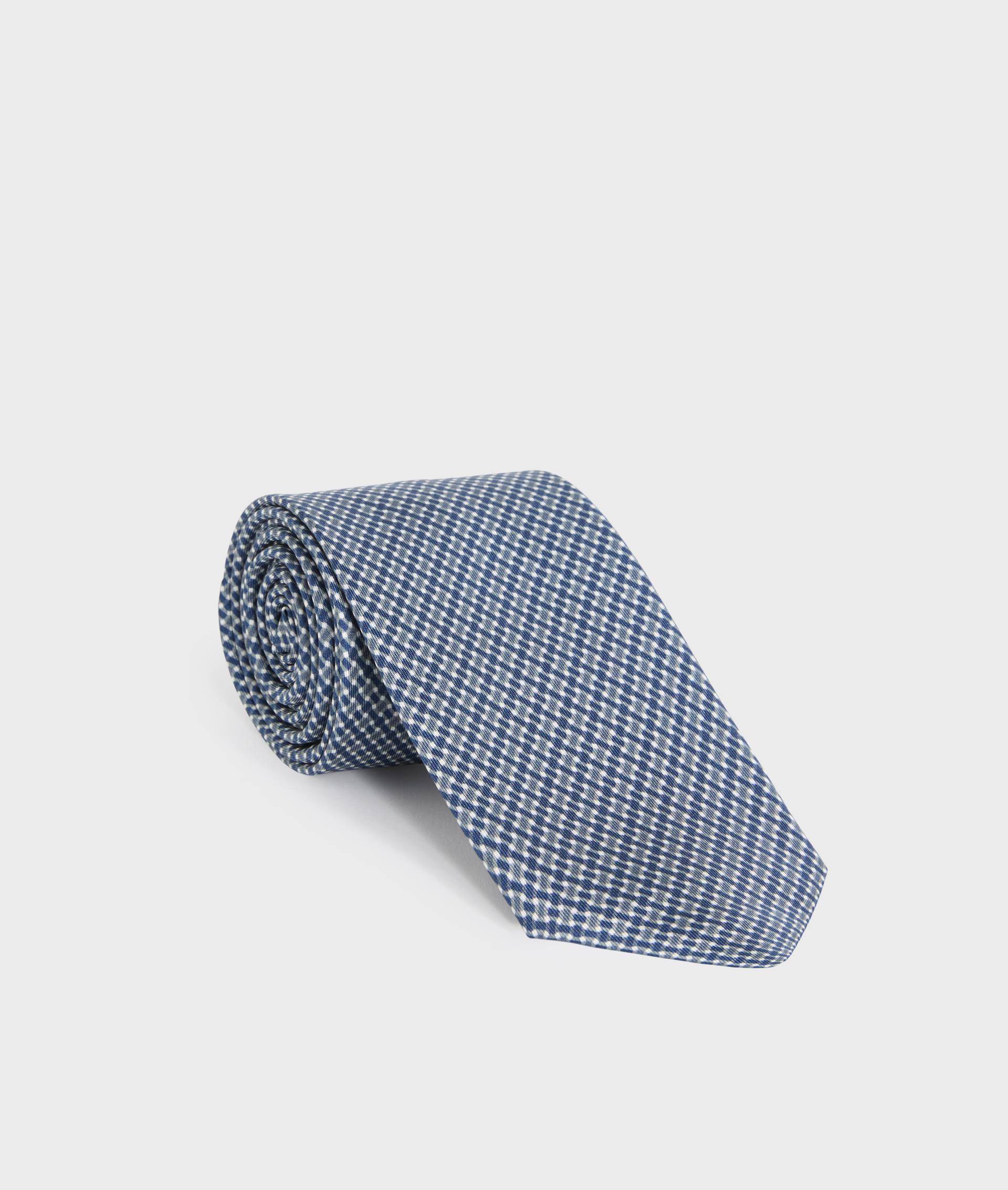 cravatta otto cm in seta jacquard fit regular blu navy - Accessori Tessili - Pal Zileri | Official Website