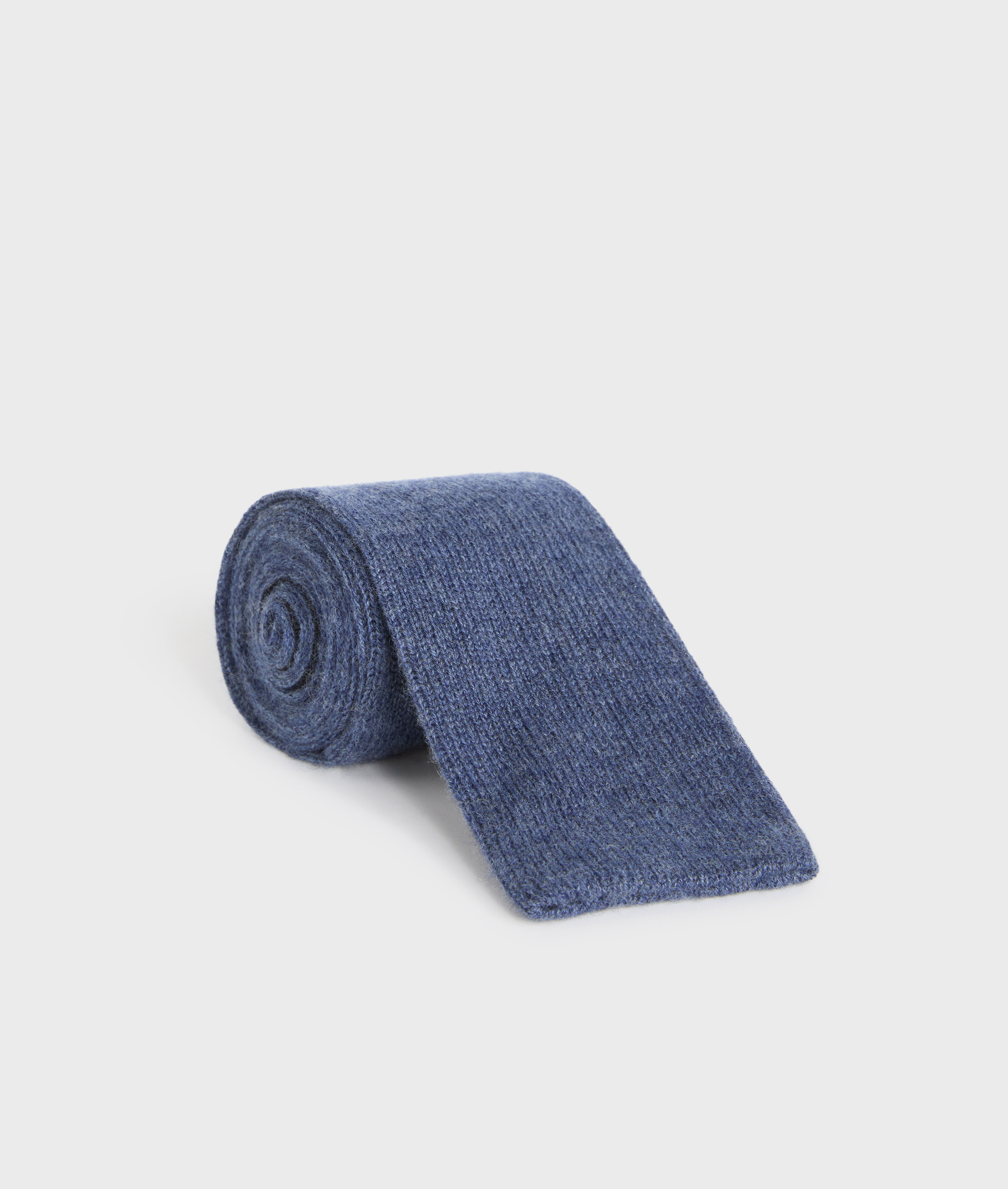 cravatta tubolare in puro cashmere blu - Pal Zileri | Official Website