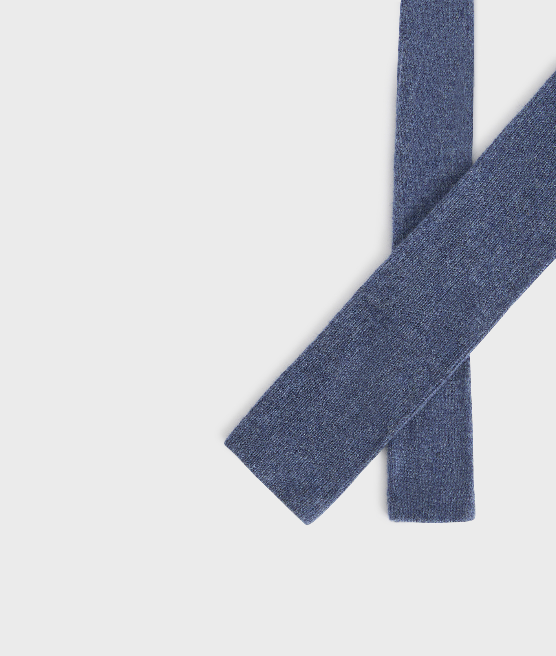 cravatta tubolare in puro cashmere blu - Pal Zileri | Official Website