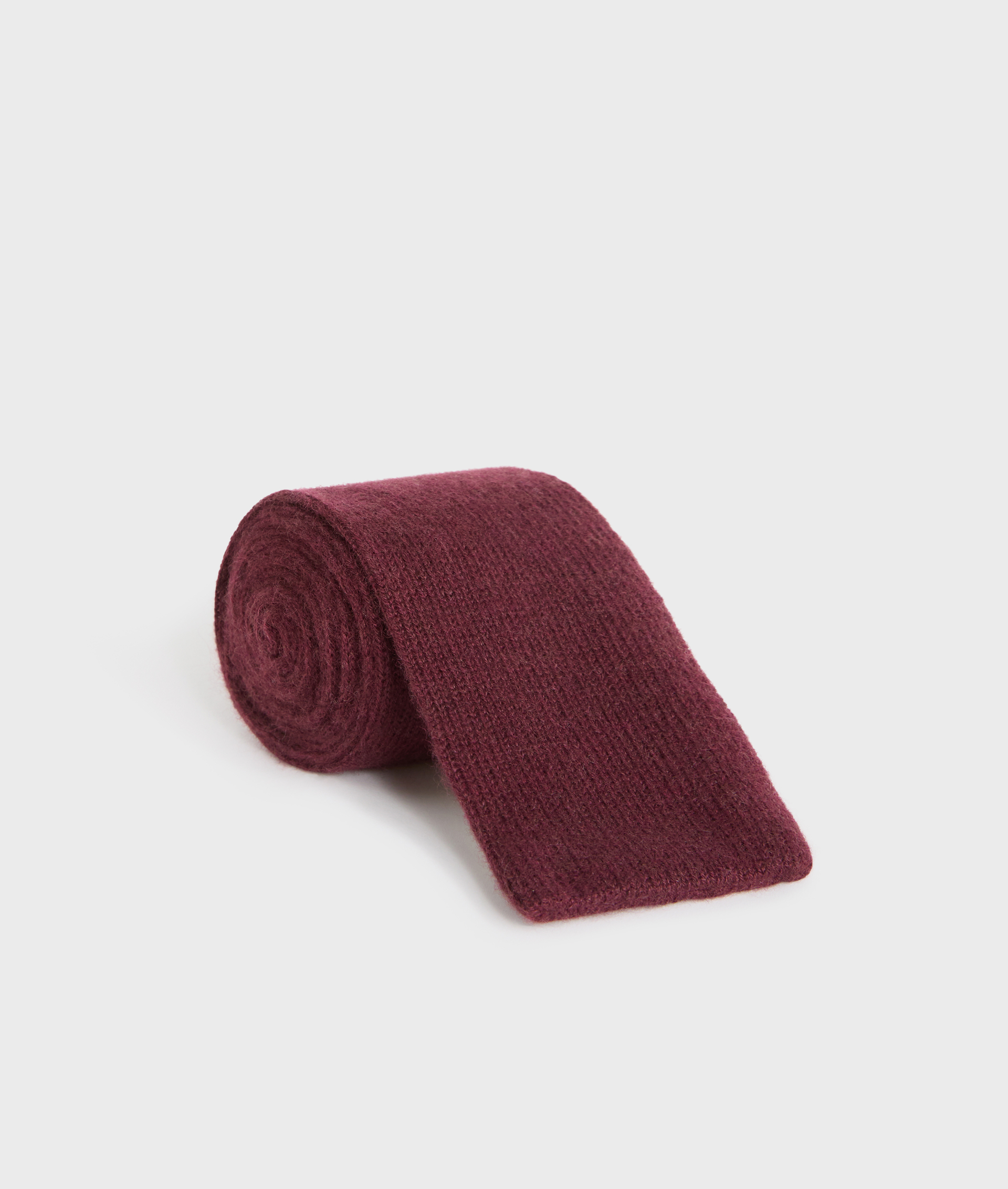 cravatta tubolare in puro cashmere bordeaux - Pal Zileri | Official Website