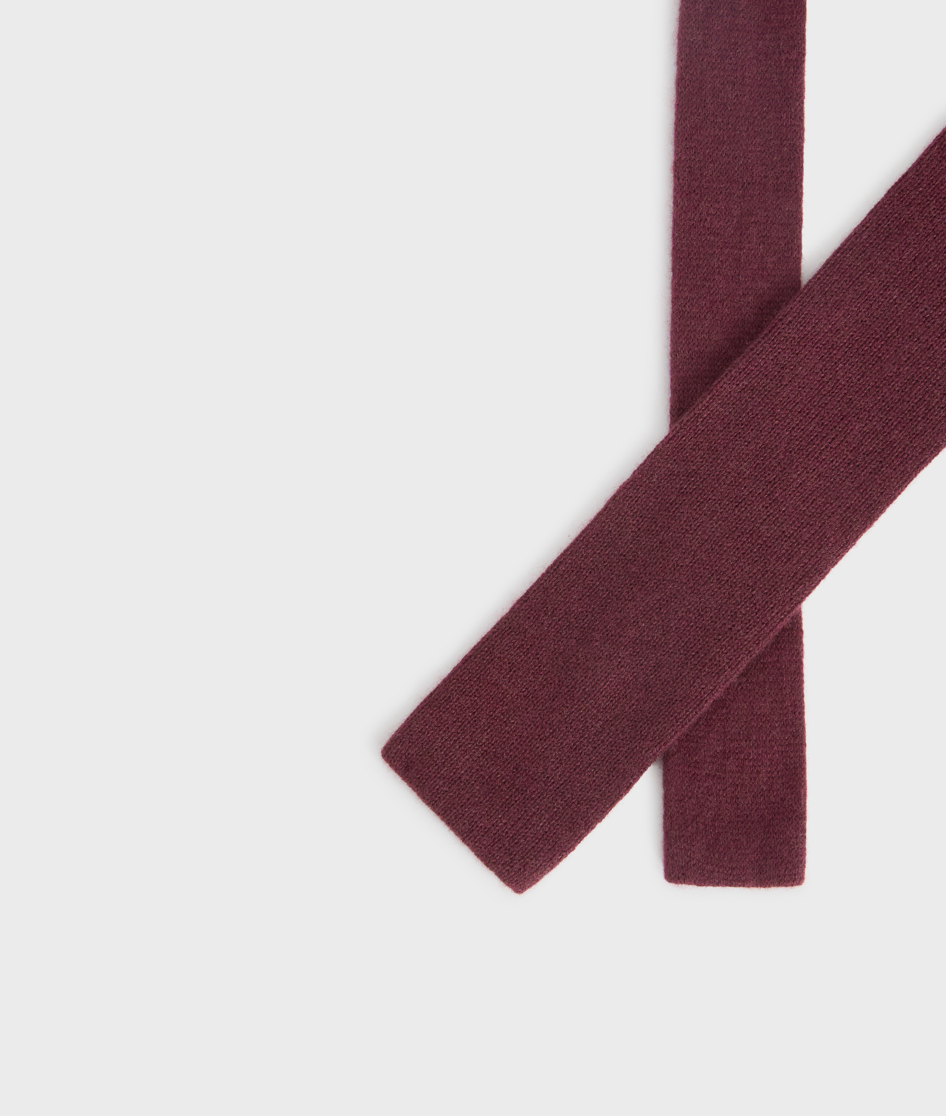 cravatta tubolare in puro cashmere bordeaux - Pal Zileri | Official Website