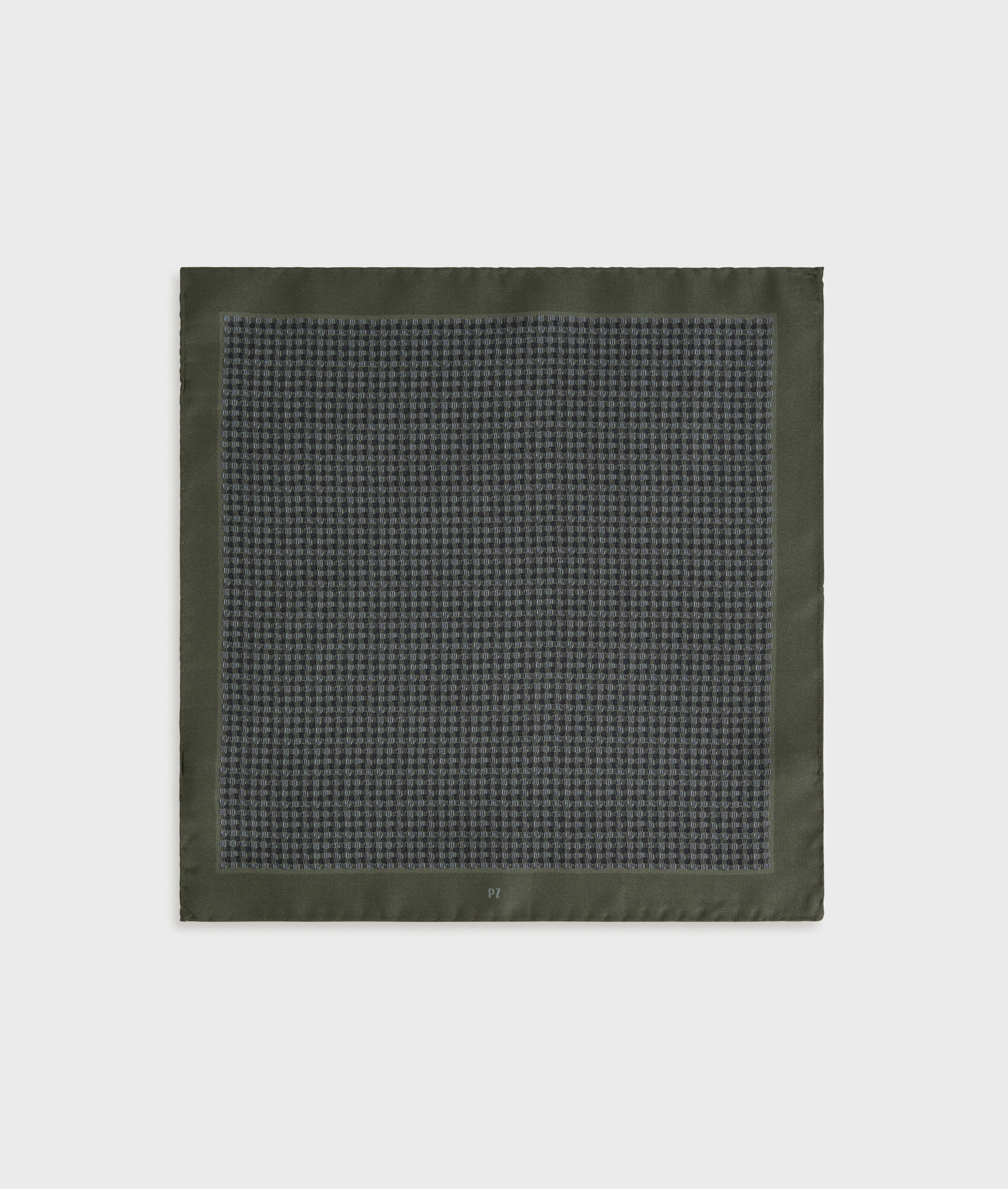 pure silk jacquard green pocket square - Textiles - Pal Zileri | Official Website