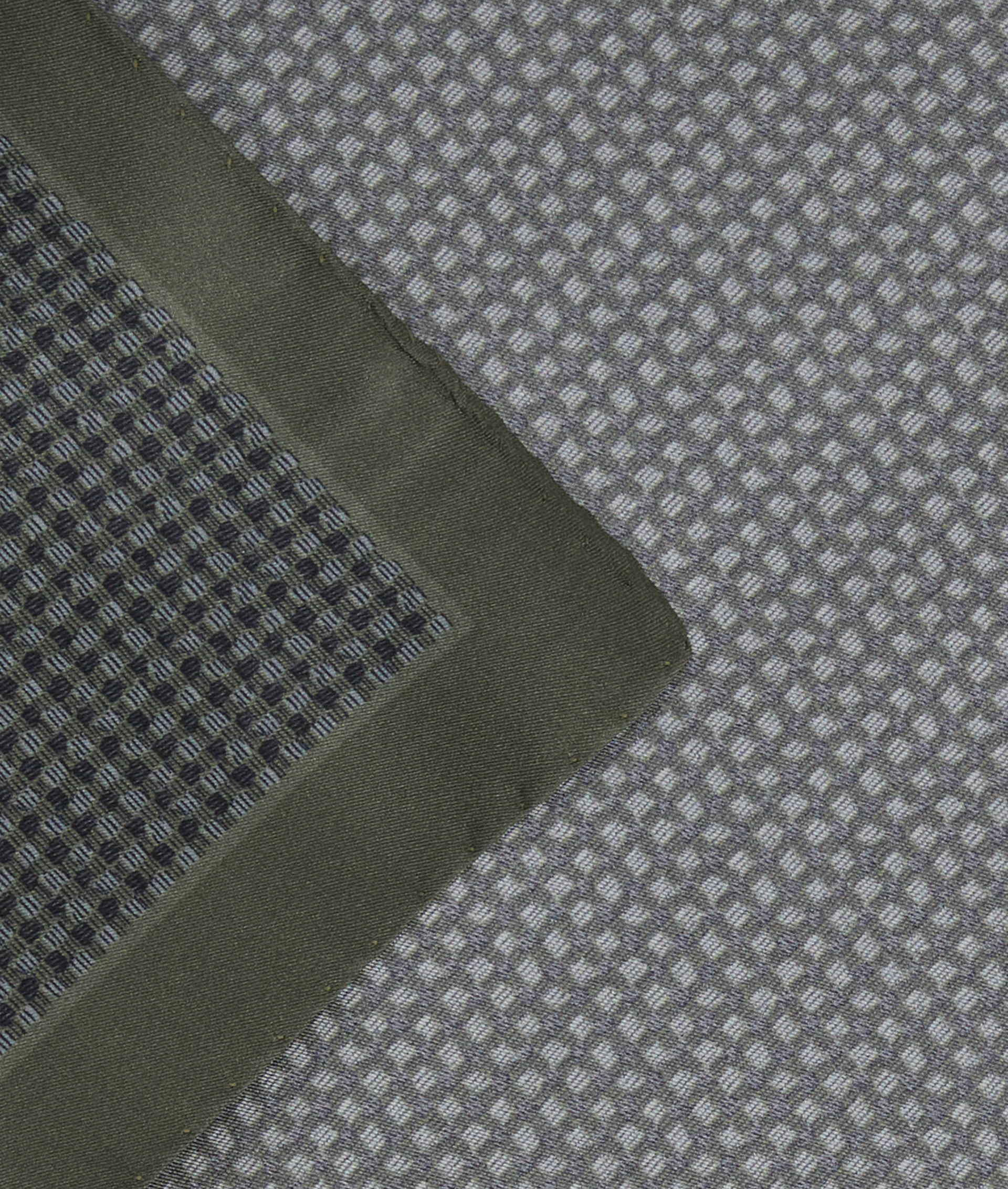 pure silk jacquard green pocket square - Textiles - Pal Zileri | Official Website