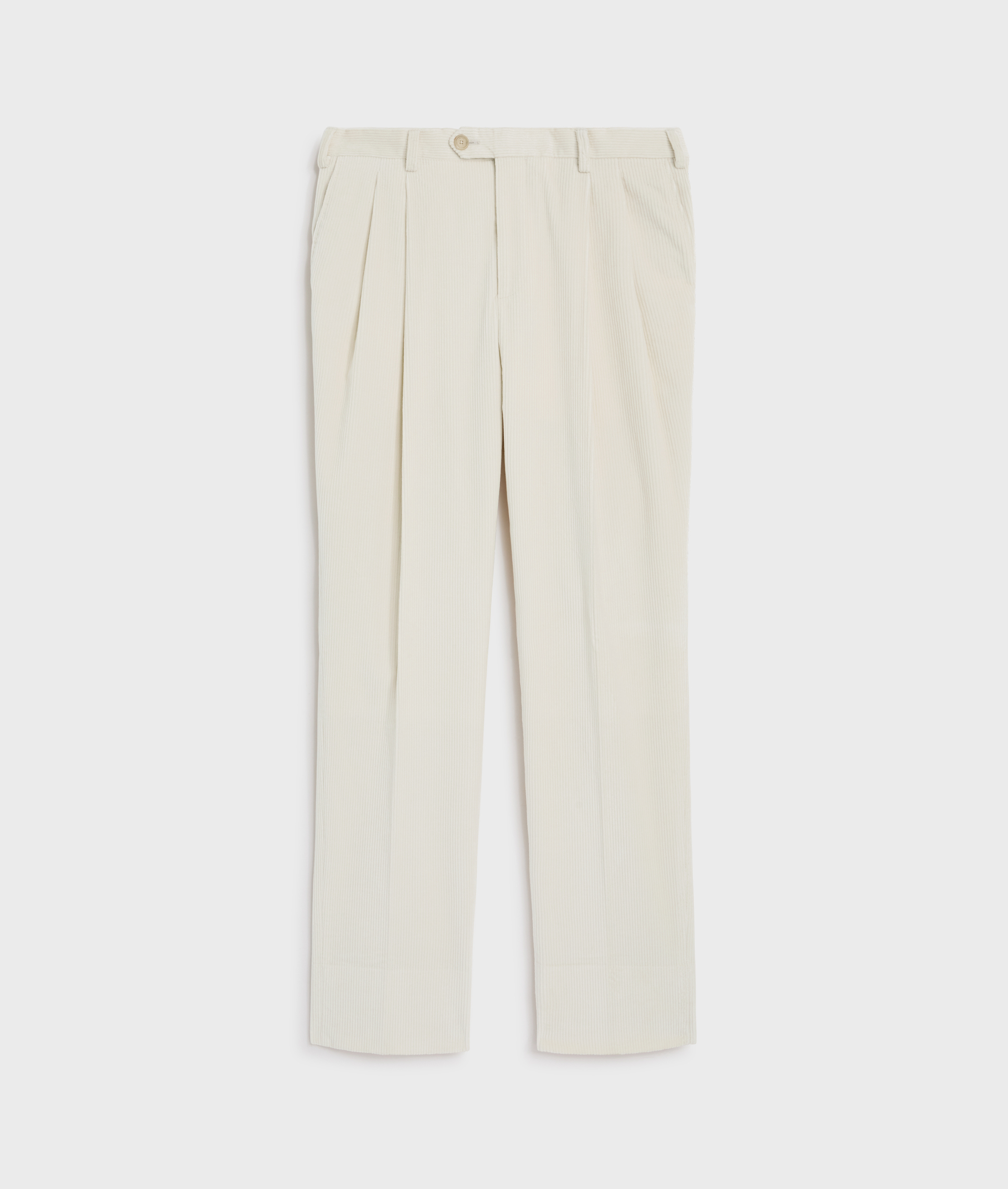 men natural trousers with double pleats in cotton and elastane - Trousers - Pal Zileri | Official Website