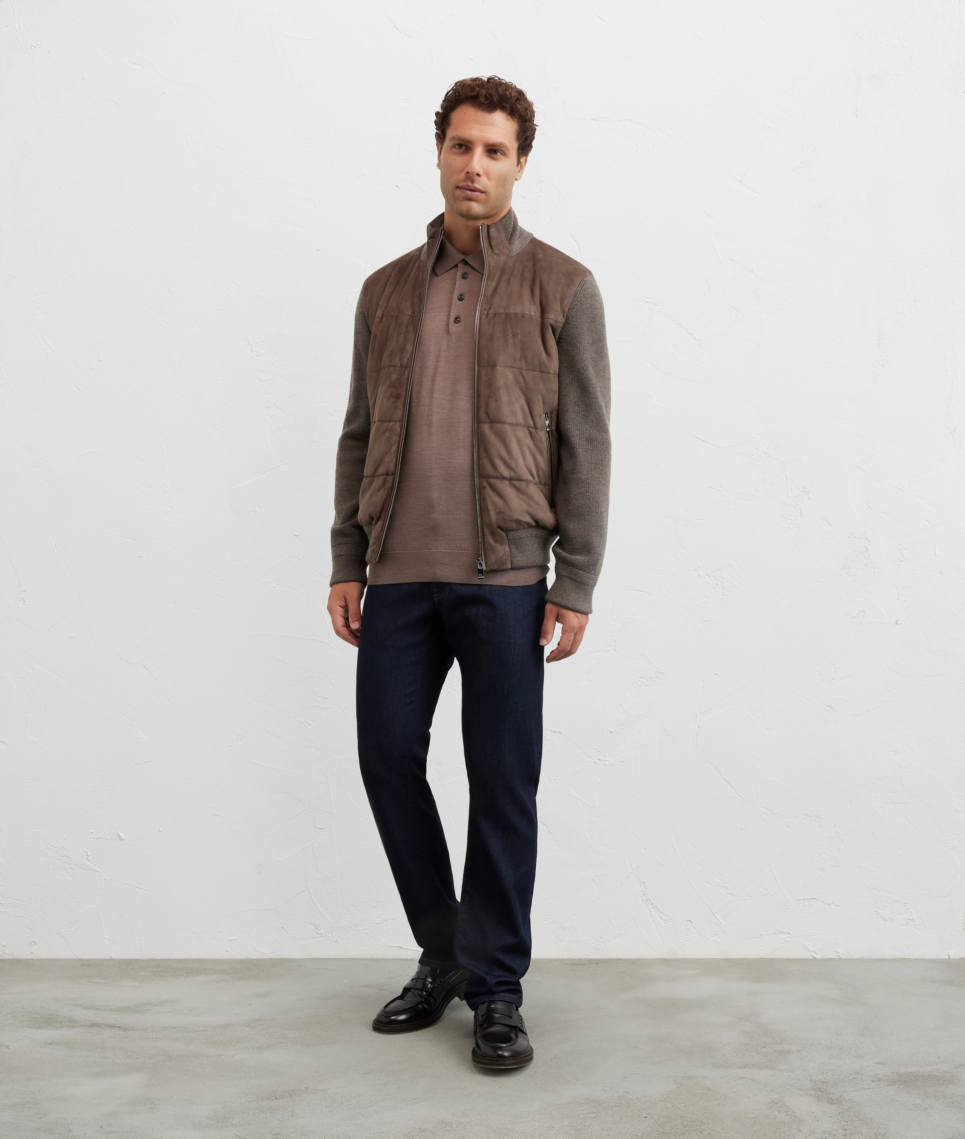 pantaloni denim cinque tasche regular fit blu navy - Pantaloni - Pal Zileri | Official Website
