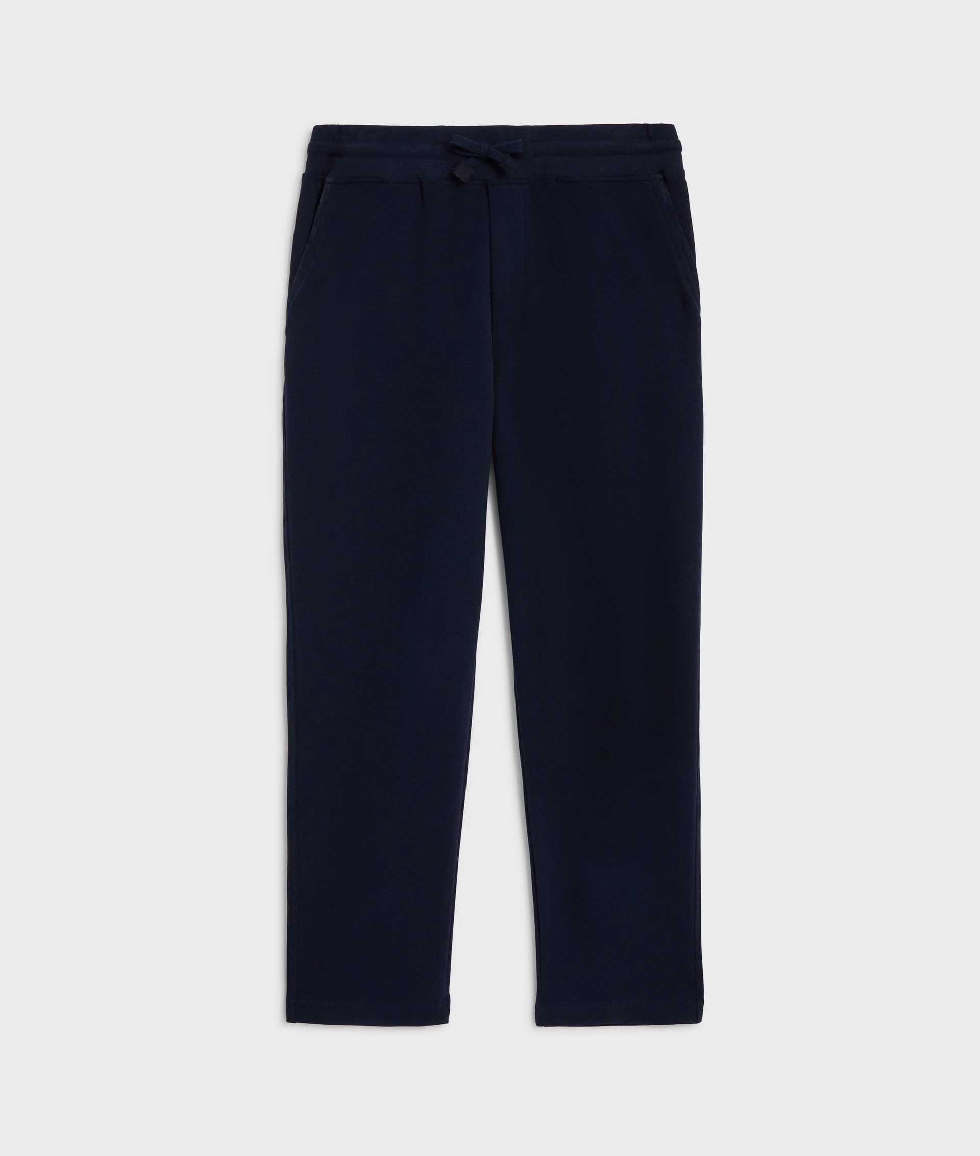 pantaloni relaxed fit in felpa con tasca a filetto sul retro blu navy - Maglieria - Pal Zileri | Official Website