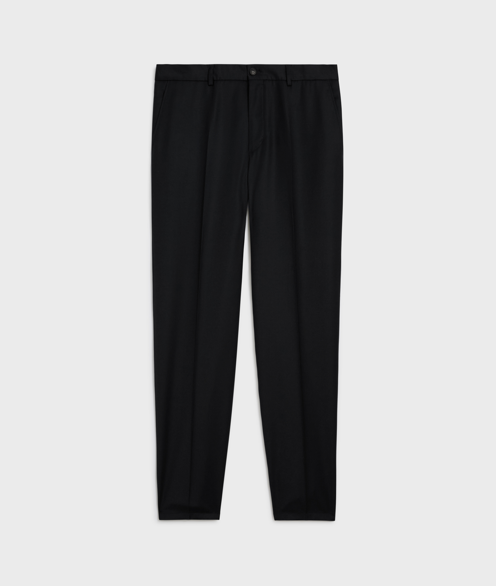 men trousers with belt in virgin wool and cashmere navy blue | Pal Zileri