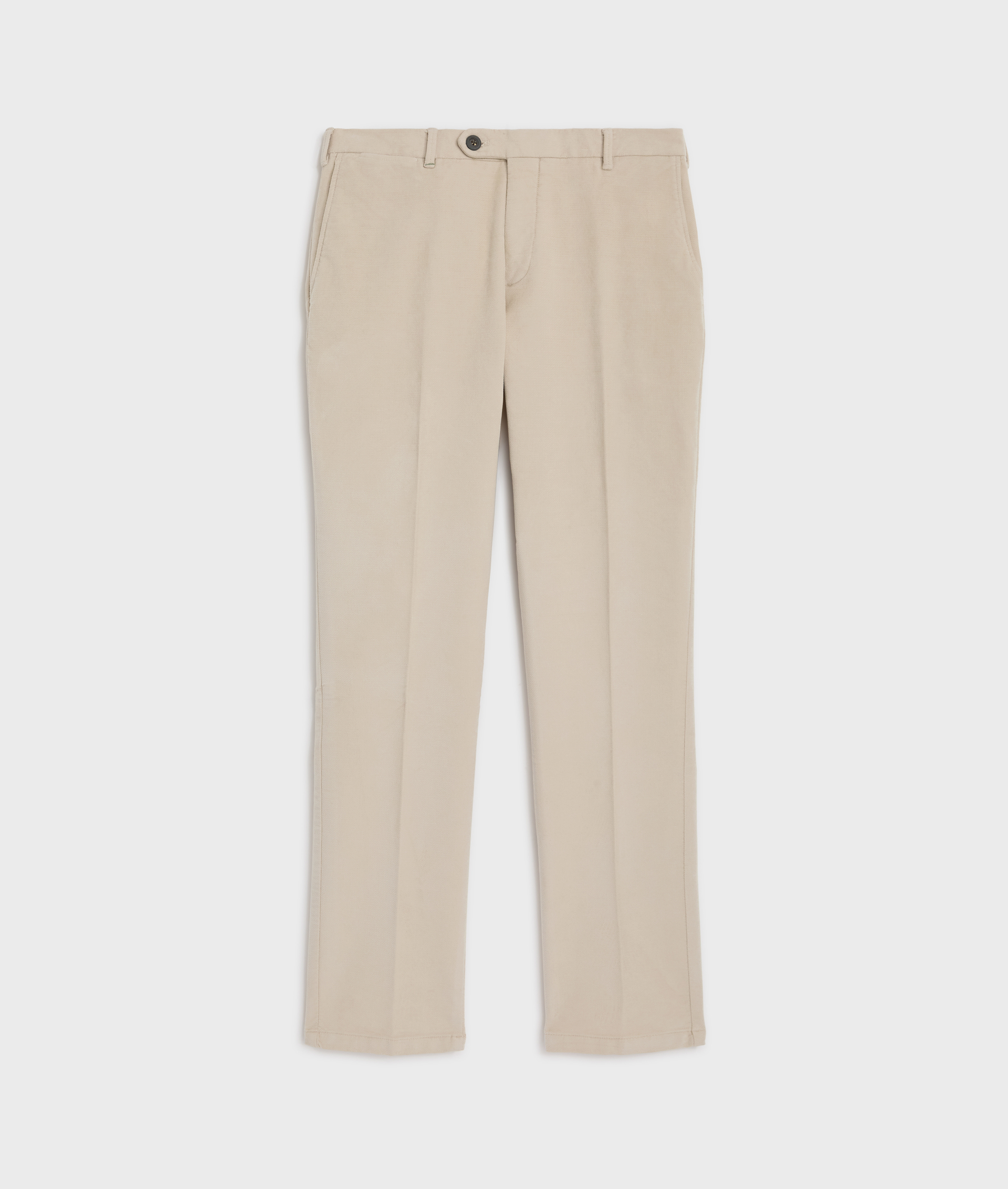 chino flat front in corduroy stretch tinto di cotone e elastane marrone chiaro - Pantaloni - Pal Zileri | Official Website
