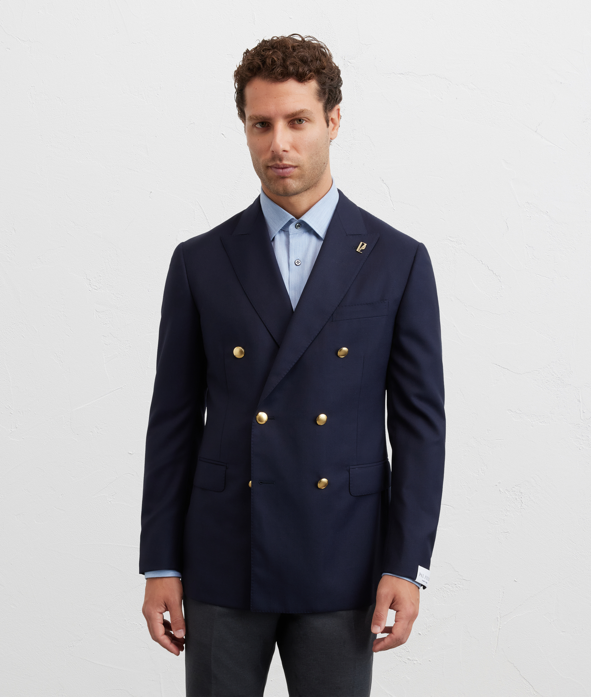 double breasted jacket vicenza in pure wool - Pal Zileri | Official Website