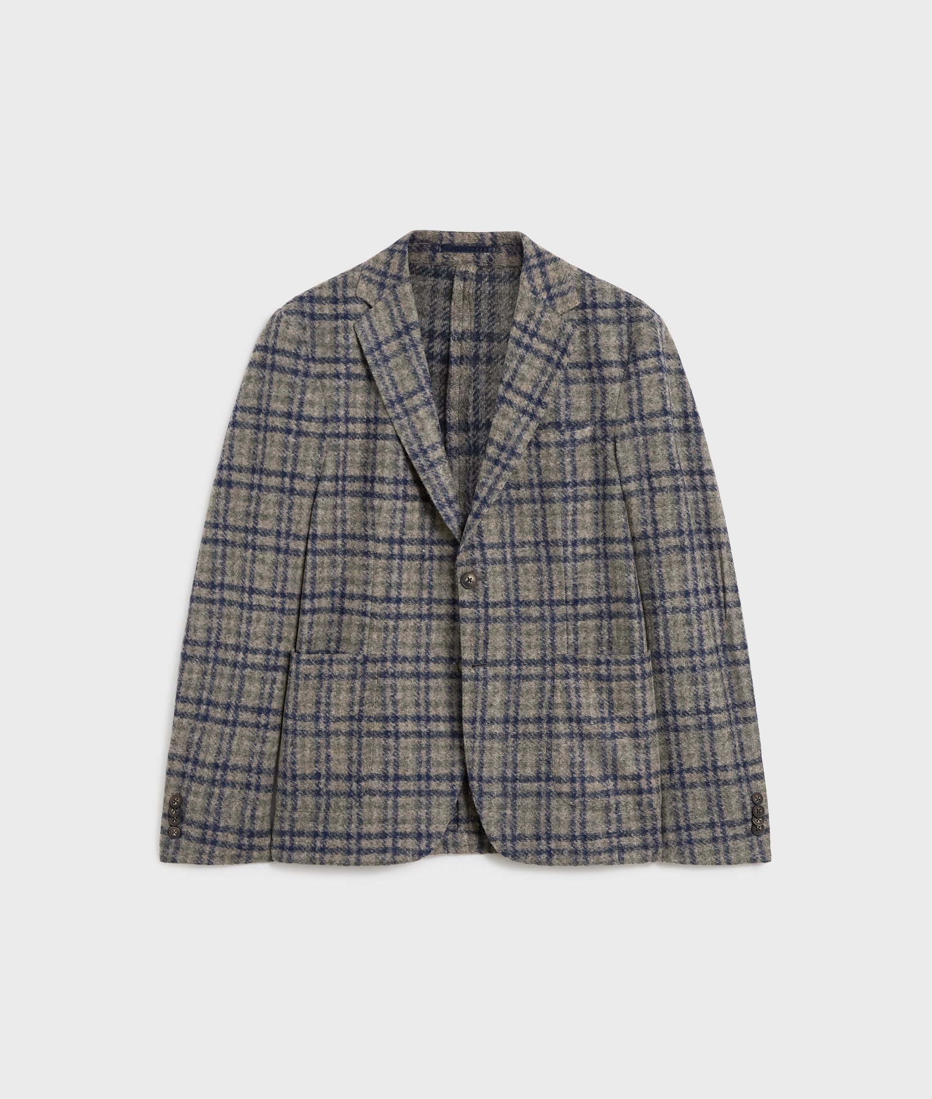 unlined jacket with light brown herringbone pattern - Pal Zileri | Official Website
