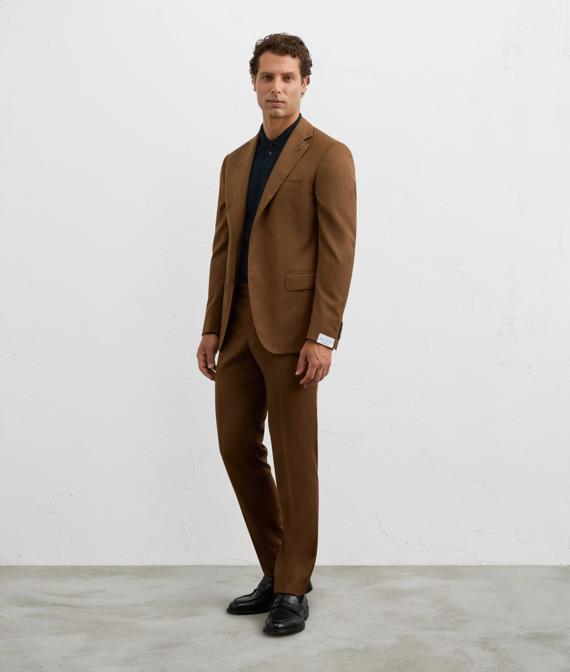 suit vicenza line in light brown wool | Pal Zileri