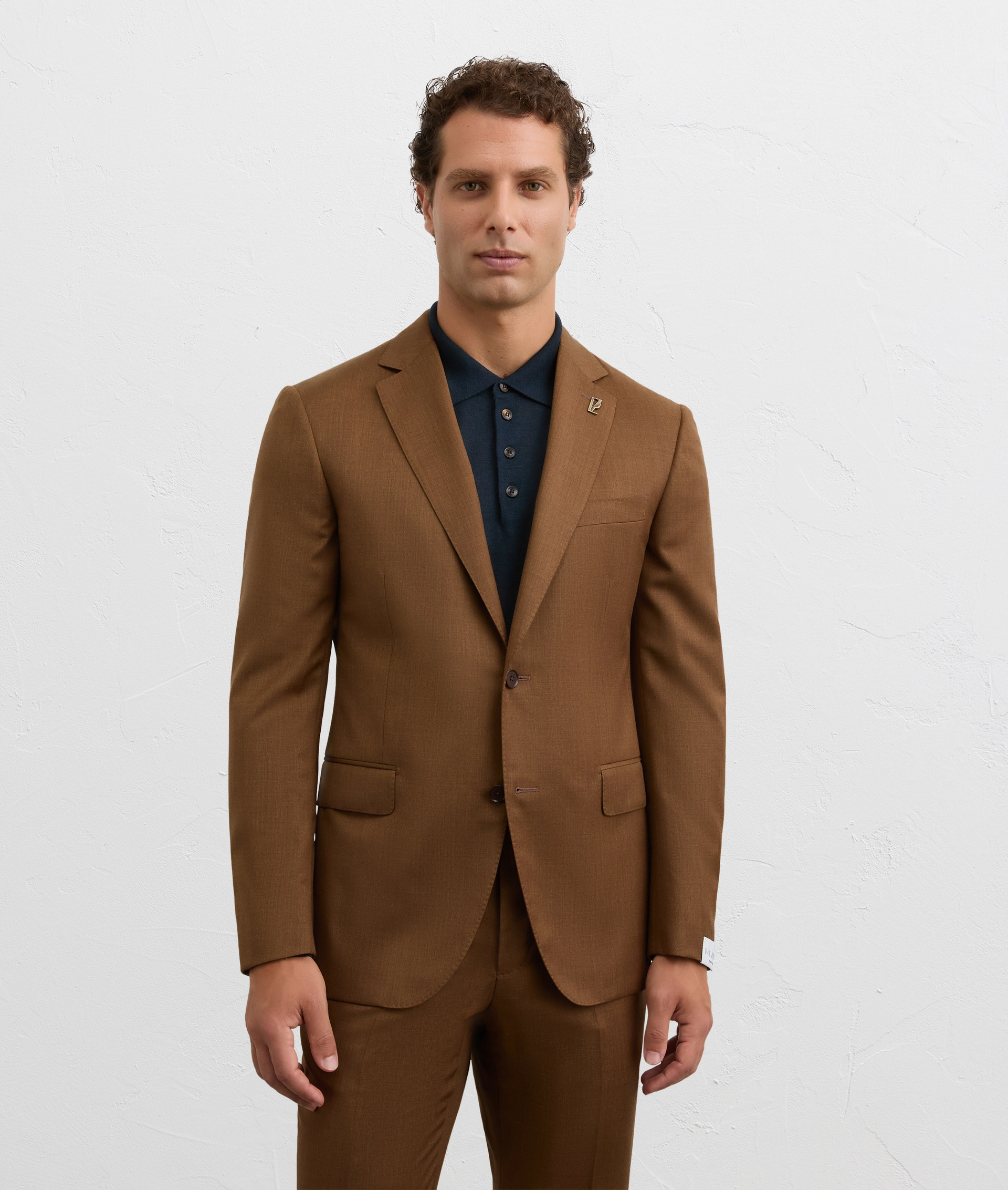 suit vicenza line in light brown wool | Pal Zileri