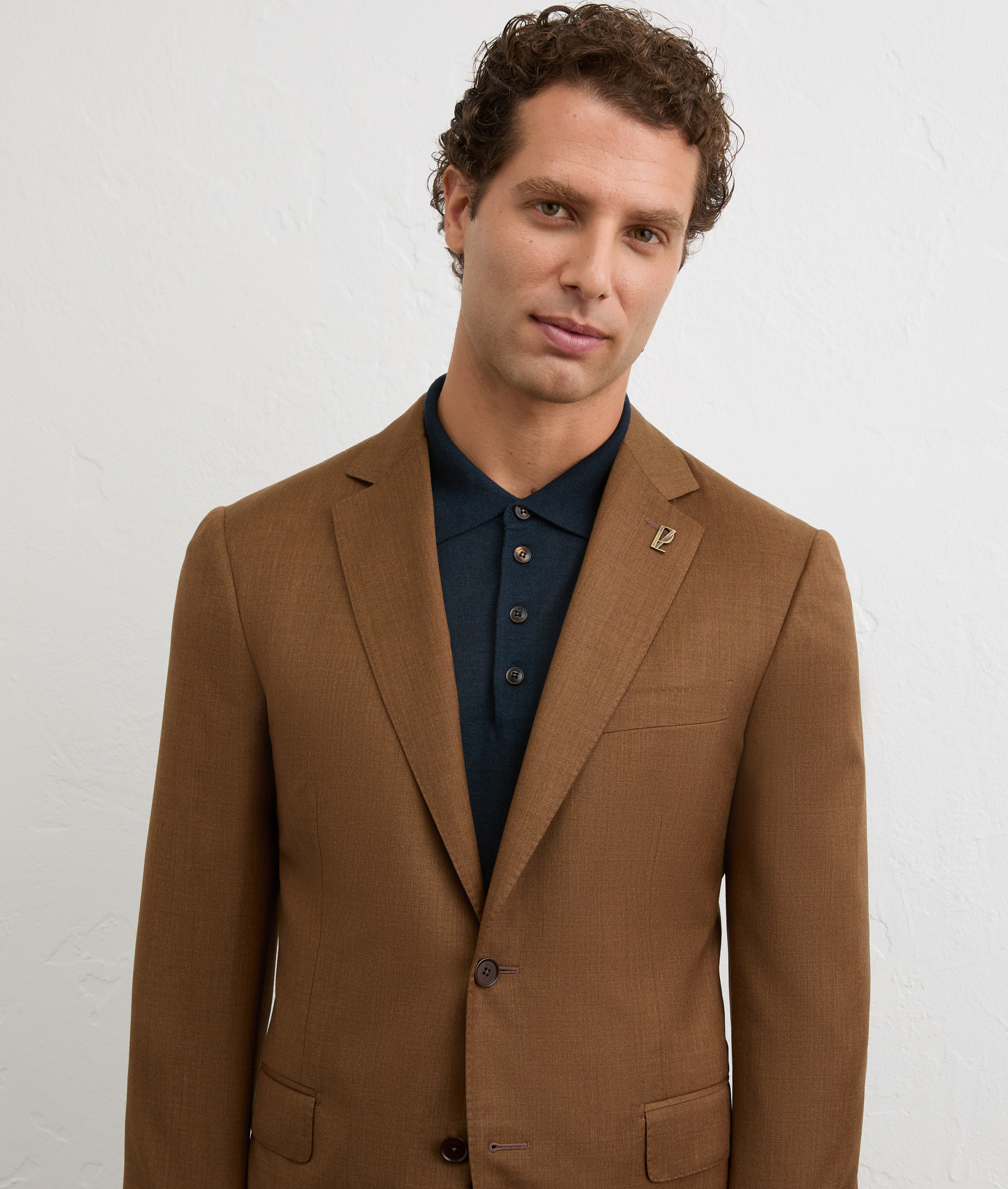 suit vicenza line in light brown wool | Pal Zileri