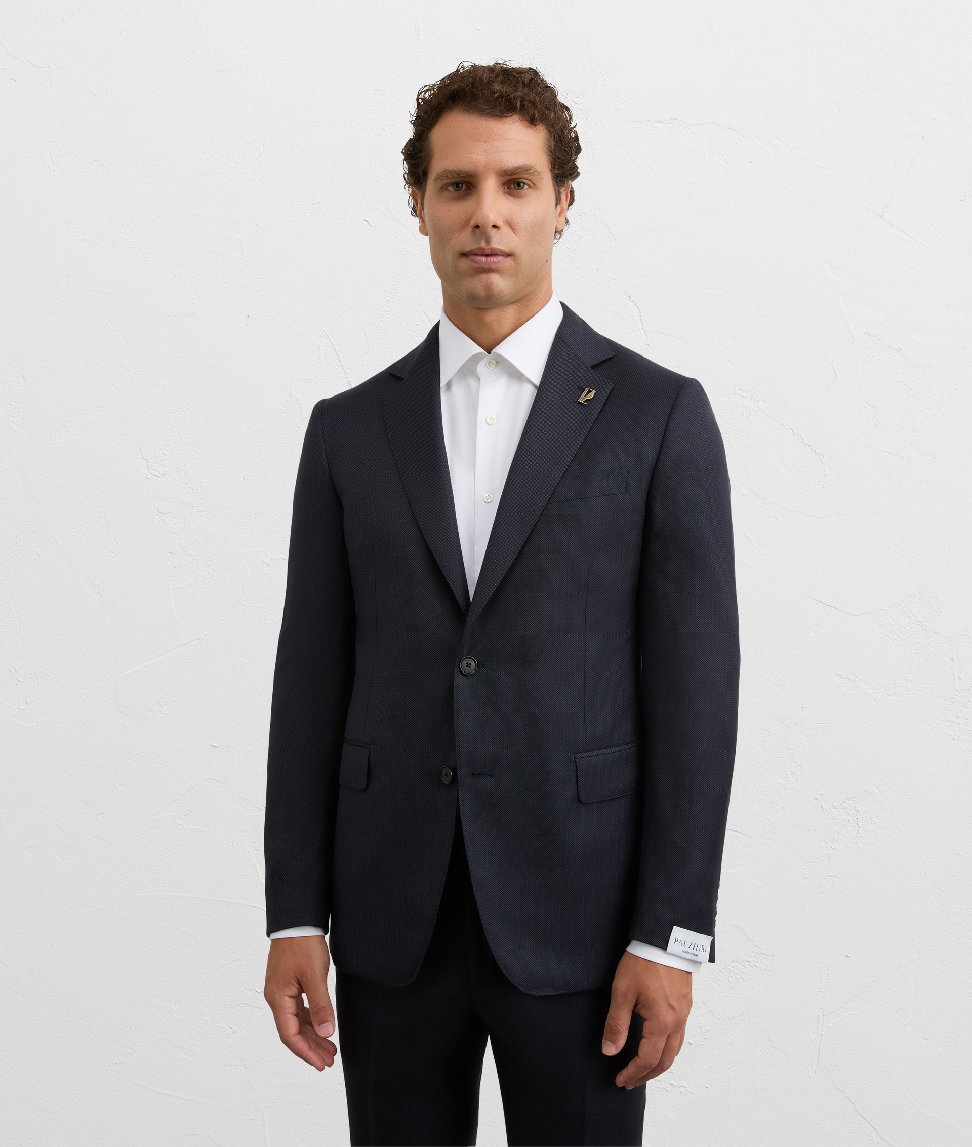 navy blue wool suit vicenza line | Pal Zileri