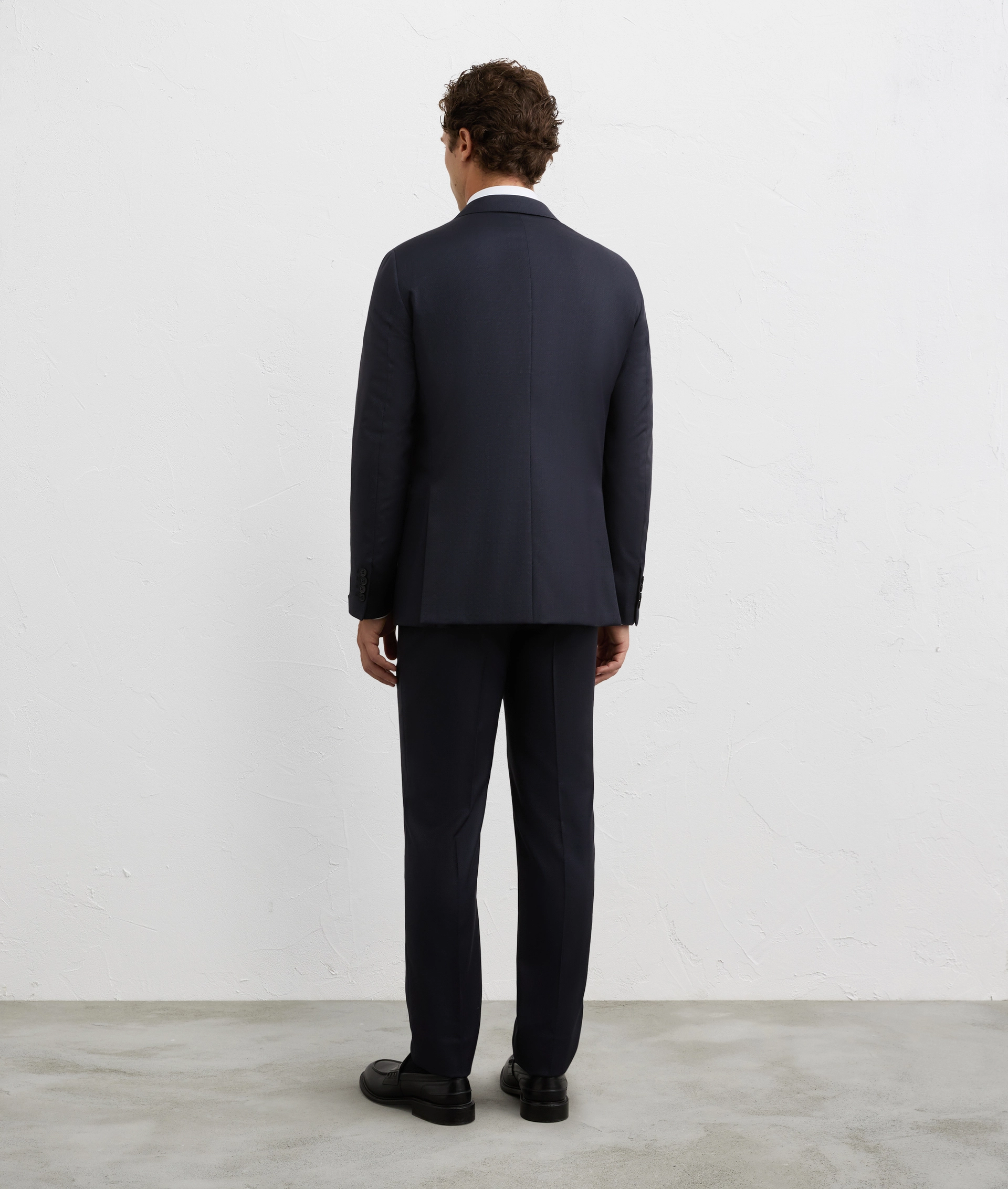 navy blue wool suit vicenza line | Pal Zileri