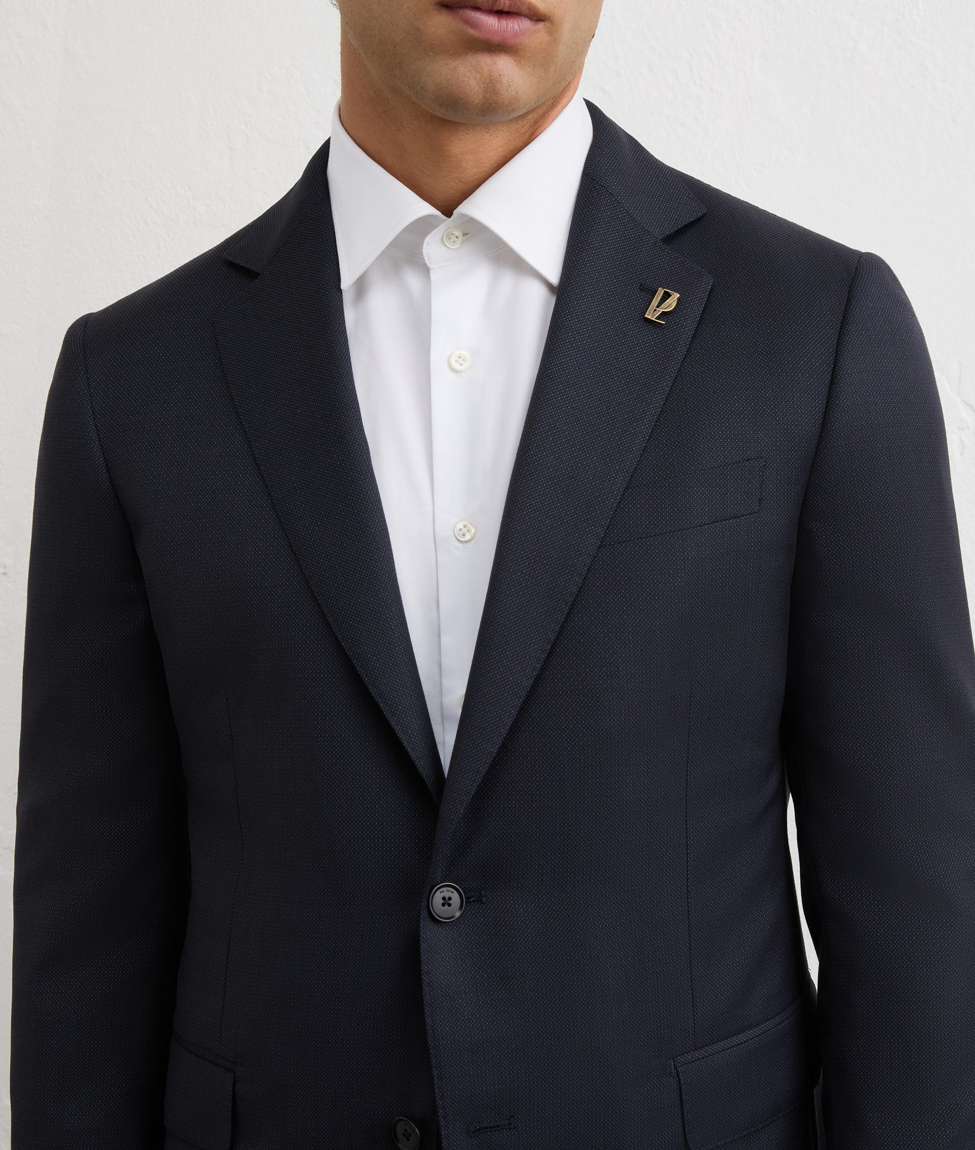 navy blue wool suit vicenza line | Pal Zileri