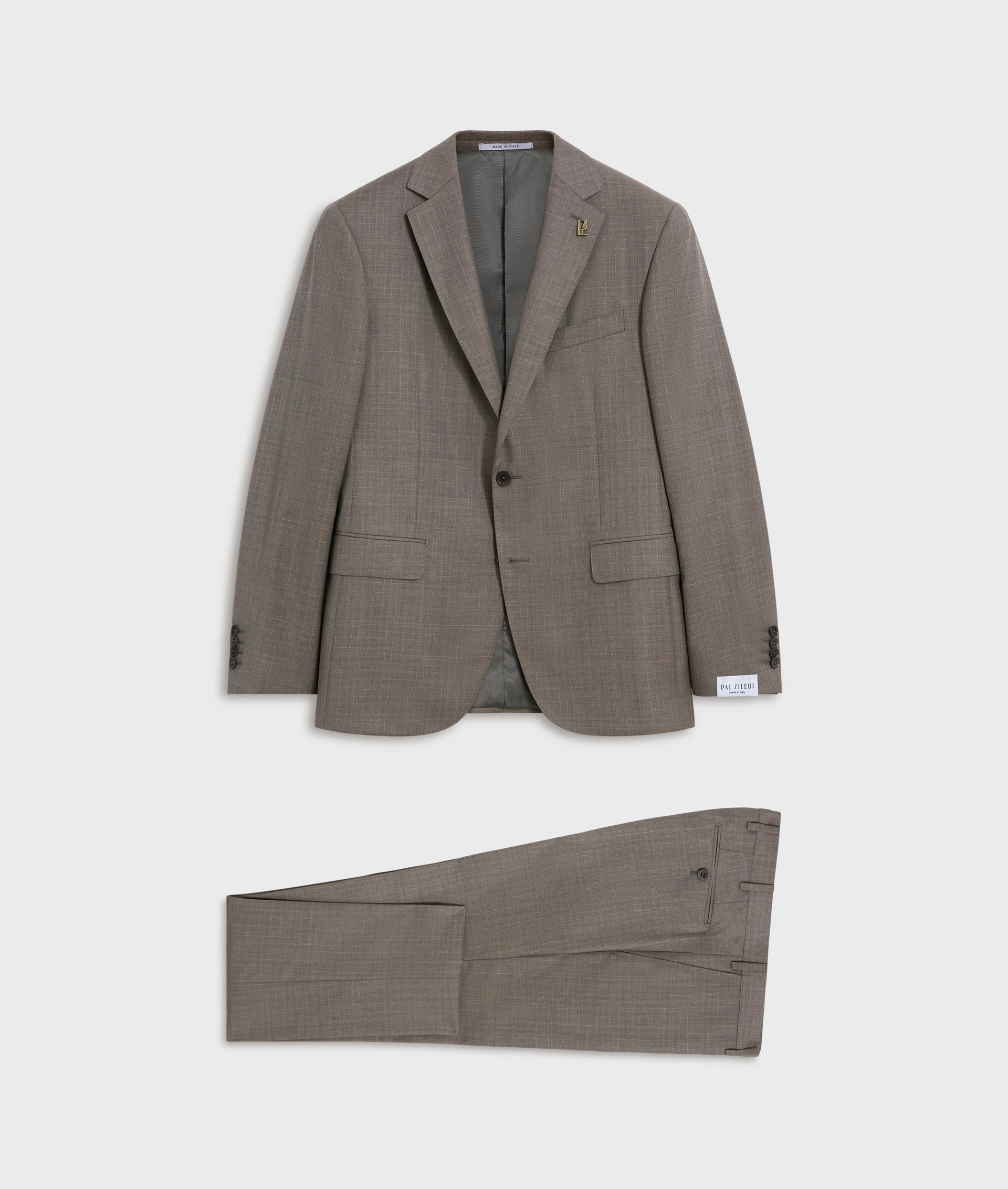 light brown wool suit from vicenza | Pal Zileri